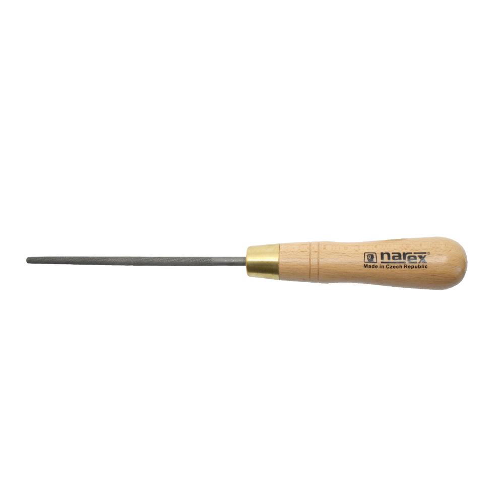 Narex Feilenset 250 mm, 3-teilig, Flach-, Rund- und Halbrundfeile, Holzgriff