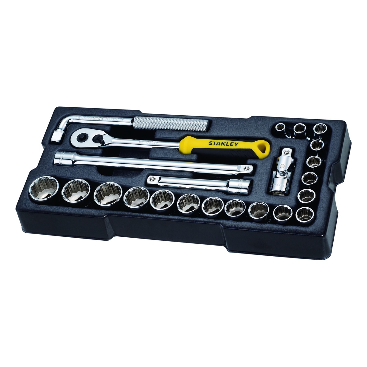 Stanley ½ Steckschluessel 12-K. + Zubehoer