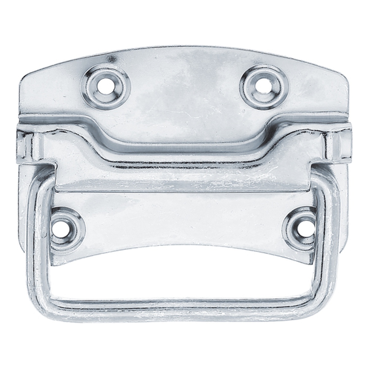 Alberts Kistengriff, 104 x 80 mm, Stahl roh, galvanisch verzinkt Dickschichtschutz - 1 Stk. Alberts Kistengriff, 104 x 80 mm, Stahl roh, galvanisch verzinkt Dickschichtschutz - 1 Stk.