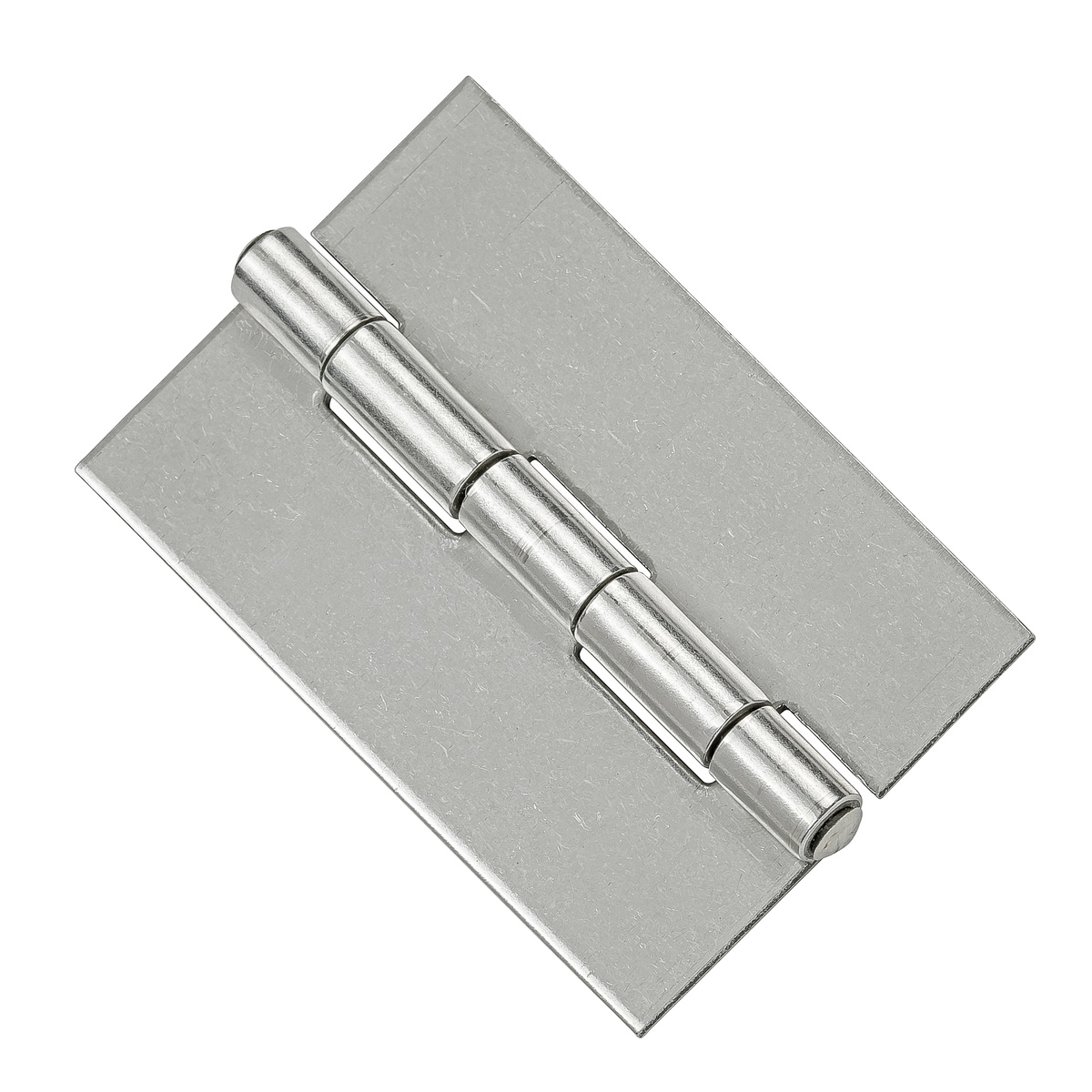 Vormann Gerolltes Scharnier Edelstahl 50 x 31 mm ungebohrt, 1 Stk.