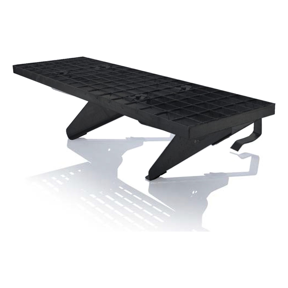 Overhoff Universal-Trittstufenelement 800 mm zum Einhängen, RAL9005 schwarz