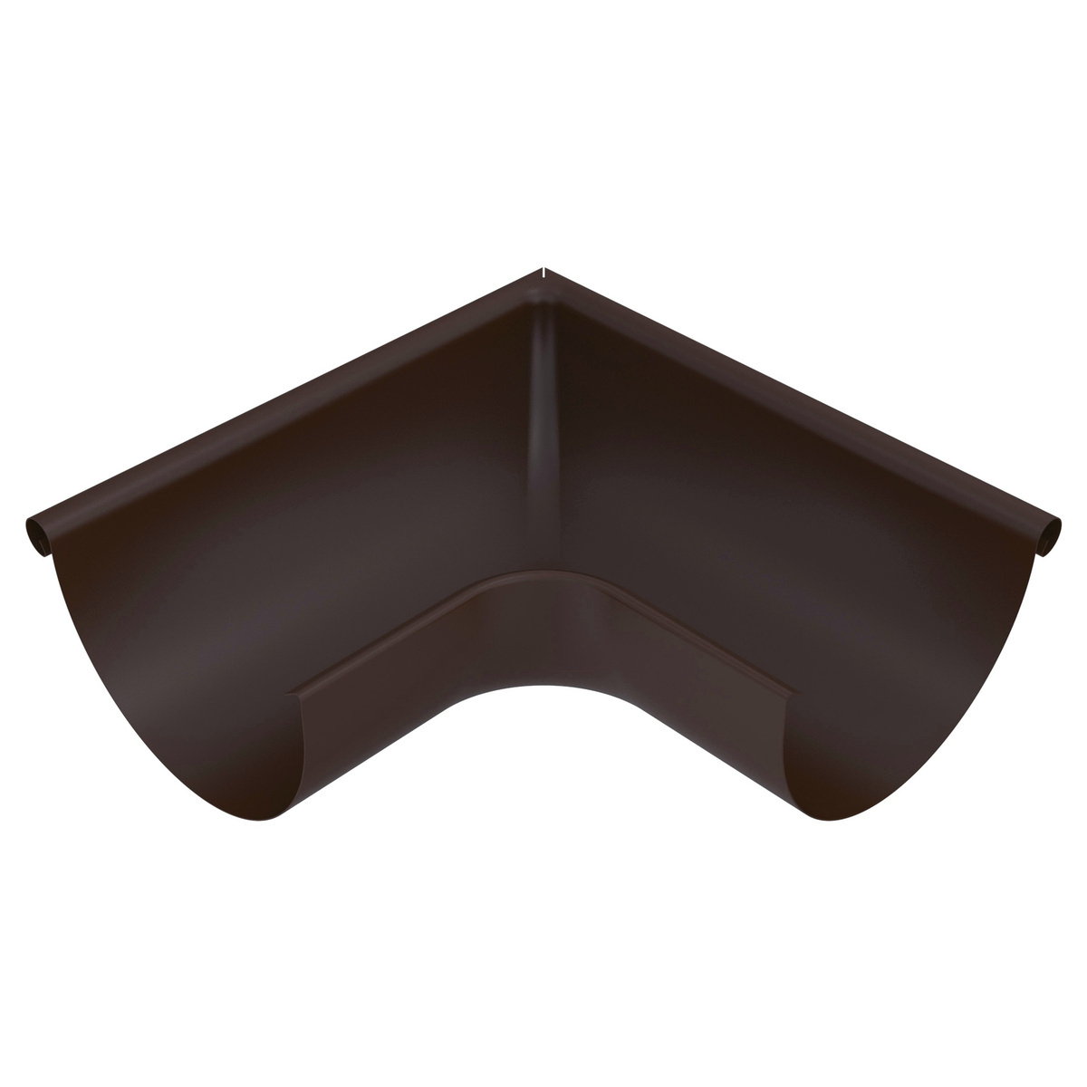 Zambelli Rinnenwinkel Meister-Winkel 400, 5-teilig, Schenkellänge 340 mm, Außeneck, Dunkelbraun RAL 8019, COLORDUR - 1 Stk.