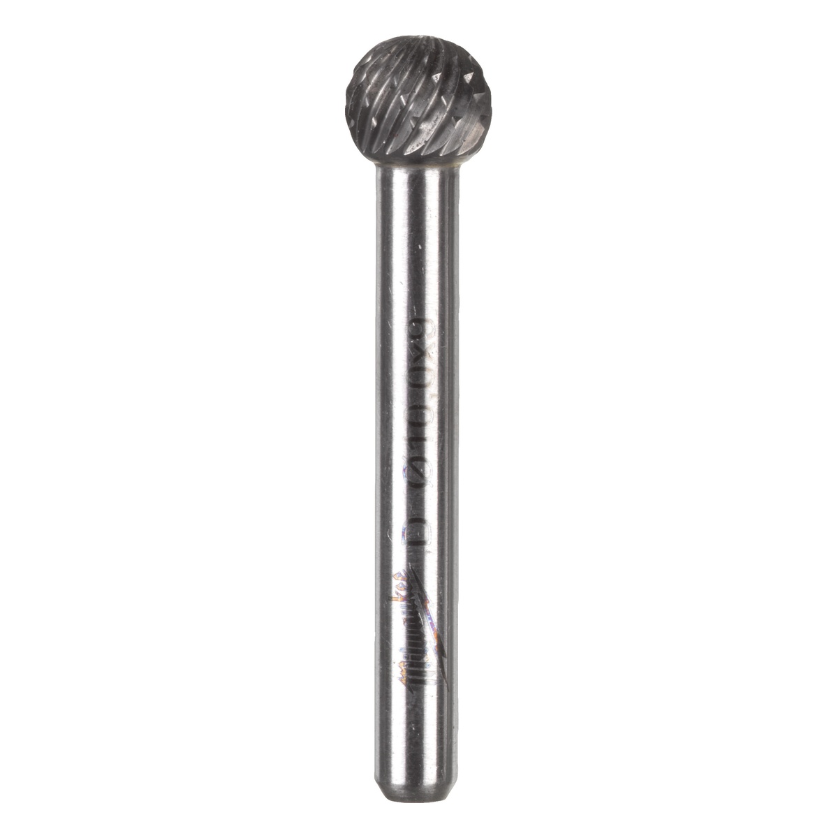 Milwaukee Hartmetall-Frässtift 6 x 10 mm, Typ D Kugel, für Metall