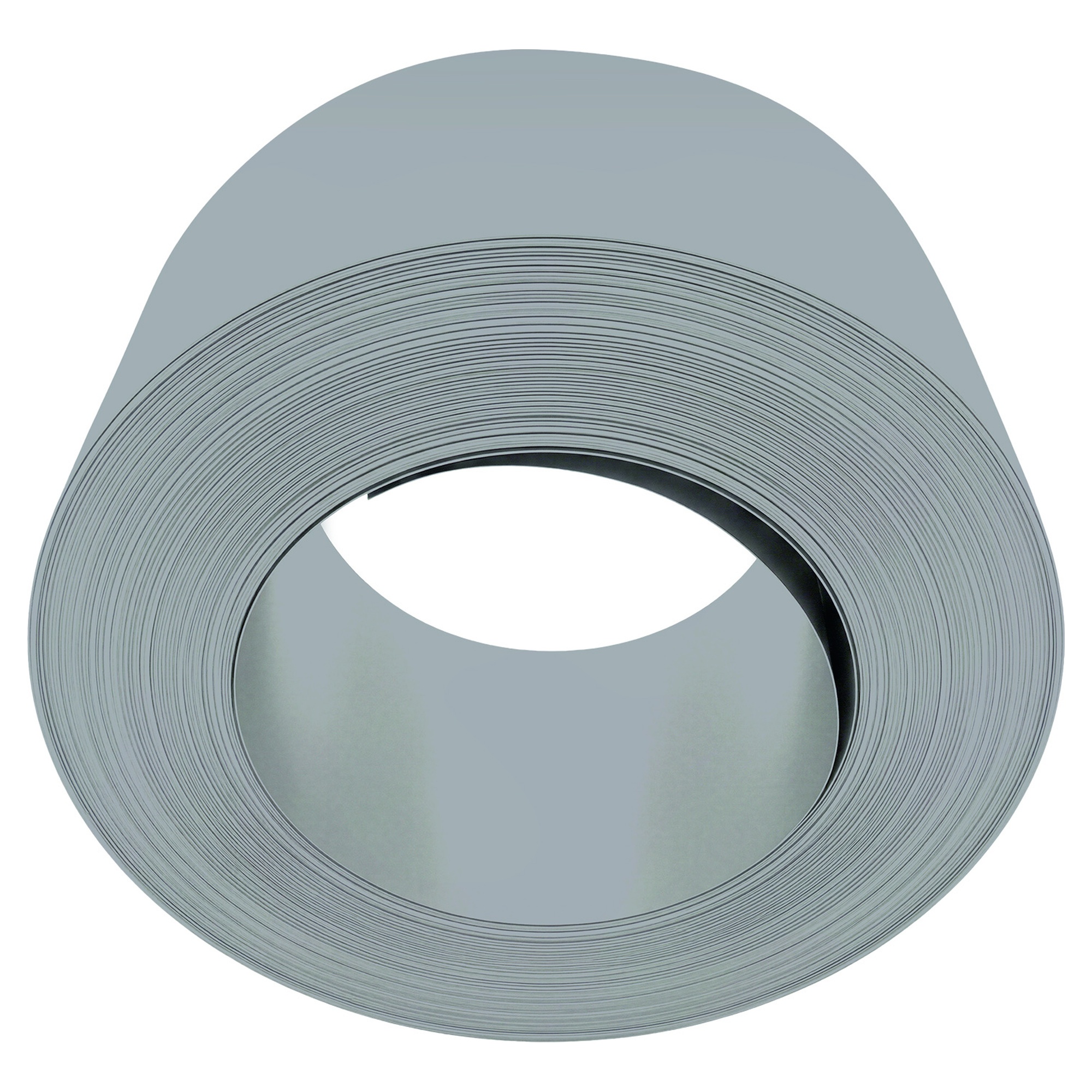 Zambelli Coilmaterial 0,55 mm, Weißaluminium RAL 9006, COLORDUR, 665 mm, 500 kg, mit Folie, Stahl DX53 - 1 Stk.