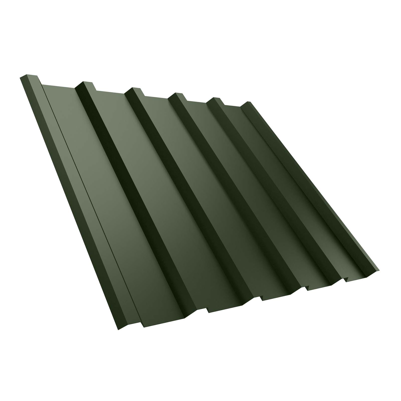Trapezblech T35M Dach 0,5 mm, RAL 6020 Chromoxidgrün, 6500 mm Länge, Antikondensbeschichtet