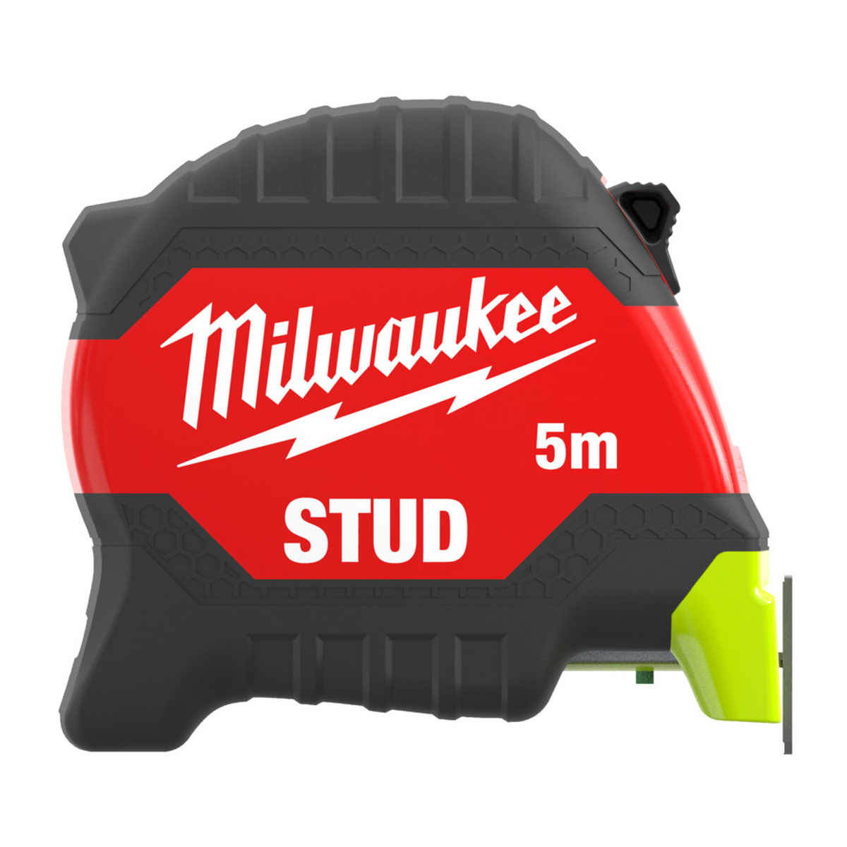 Milwaukee Bandmaß STUD Gen III, 33 mm Bandbreite, High-Vis-Band, EXO 360 Nylonbeschichtung, Genauigkeitsklasse II