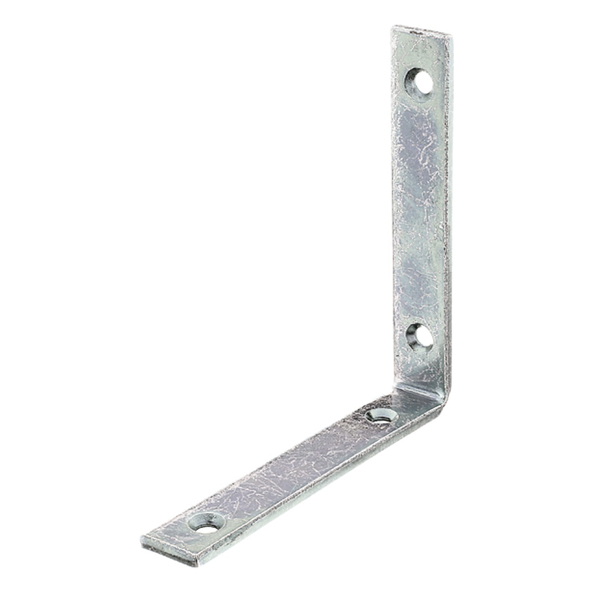 Alberts Balkenwinkel, schmal, gleichschenklig, 120 x 120 x 20 mm, Stahl roh, galvanisch verzinkt Dickschichtschutz - 1 Stk.