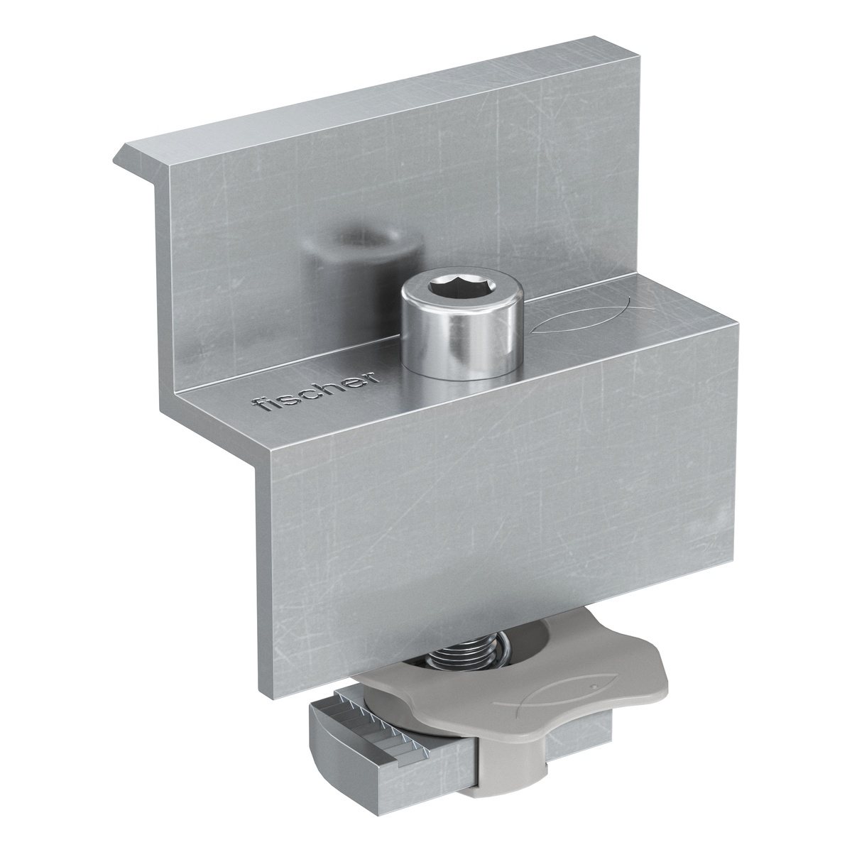 fischer Endklemme vormontiert PM F 30 AL Aluminium - 10 Stk.