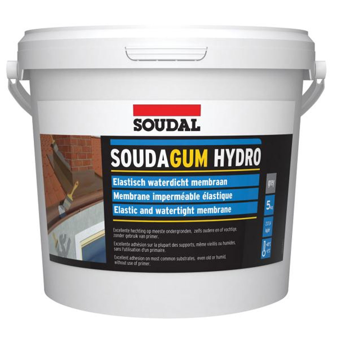 Soudal Soudagum Hydro, 5 kg, Grau - 1 Stk.