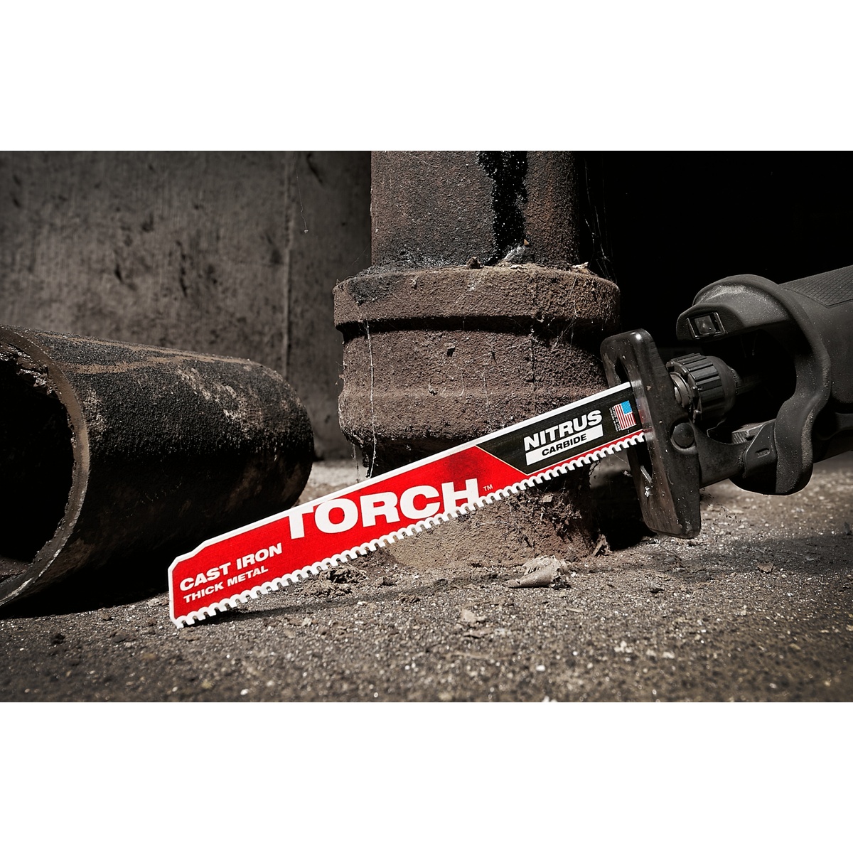 Milwaukee Säbelsägeblatt 230x8 mm TORCH NITRUS HM - 1 Stk.