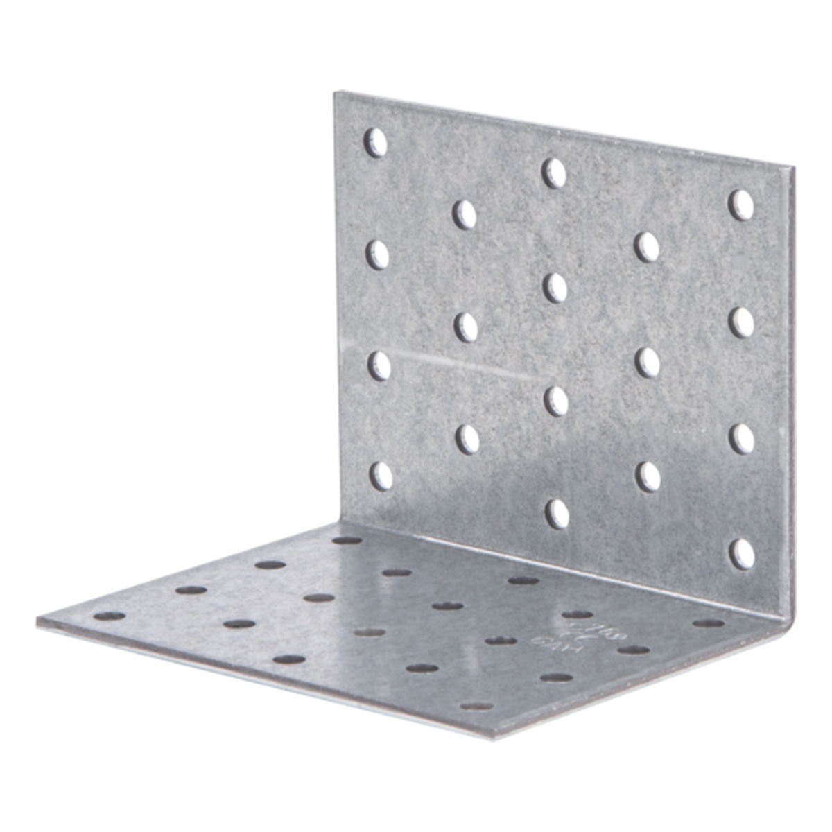 Alberts Lochplattenwinkel, 80 x 80 x 100 mm, Stahl roh, sendzimirverzinkt, CE-Kennzeichnung nach ETA-08/0165 - 1 Stk.