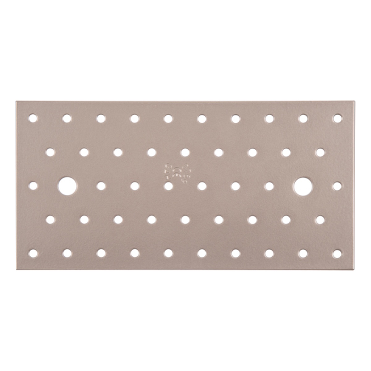 Alberts DURAVIS® Lochplatte, 200 x 100 x mm, Stahl, sendzimirverzinkt, perlbeige duplexbeschichtet RAL 1035 CE-Kennzeichnung nach DIN EN 14545 - 1 Stk.