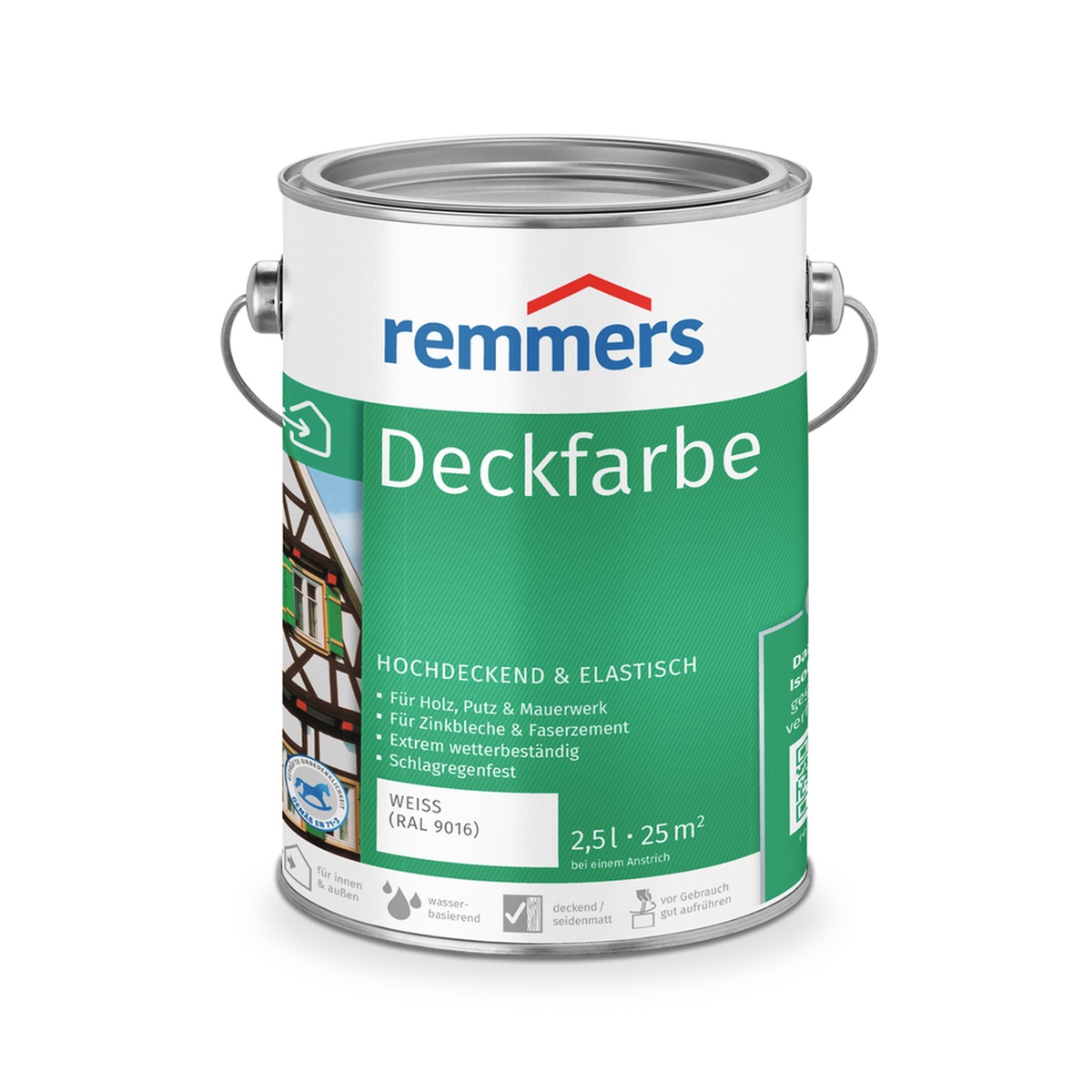 Remmers Deckfarbe 2,5 l weiß Remmers Deckfarbe 2,5 l weiß