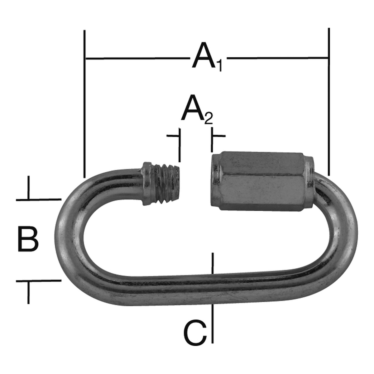 Vormann Rapidglied 4 mm Edelstahl 1 Stk.