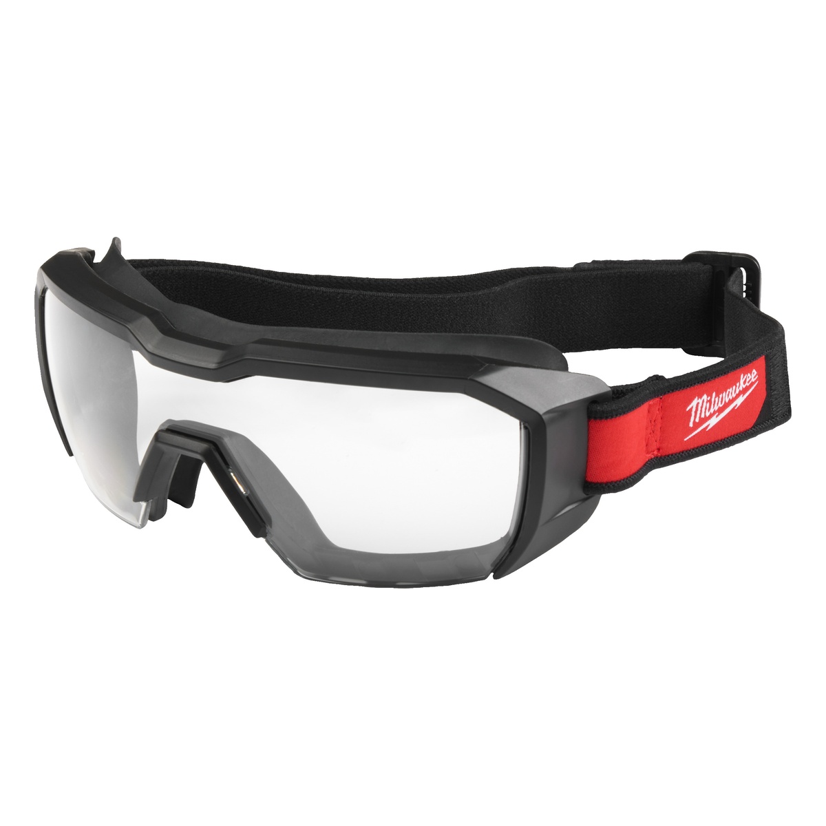 Milwaukee Niedrigprofil-Vollsichtschutzbrille belüftet & klar - 1 Stk. Milwaukee Niedrigprofil-Vollsichtschutzbrille belüftet & klar - 1 Stk.