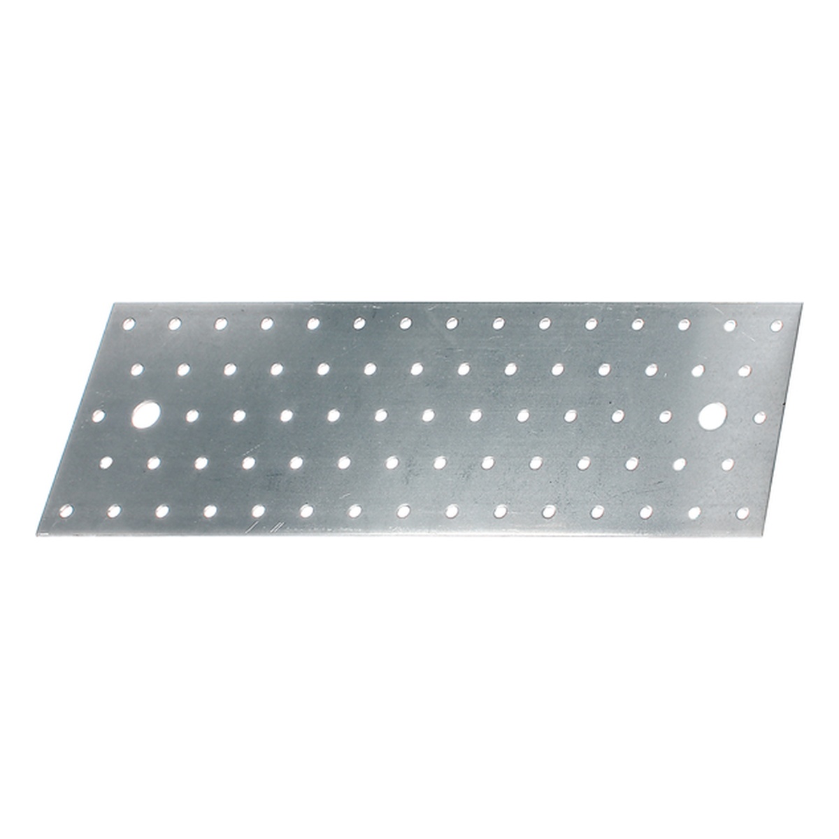 Alberts Lochplatte, 300 x 100 x 2 mm, Stahl roh, sendzimirverzinkt, CE-Kennzeichnung nach DIN EN 14545, CF - 1 Stk.