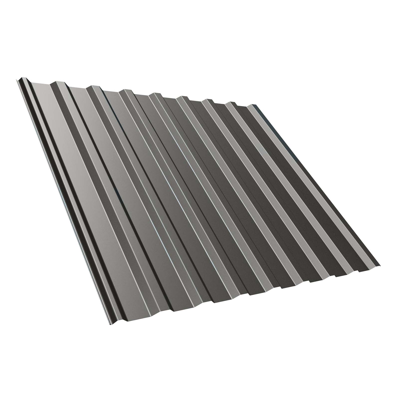 Trapezblech T20M Dach, 0,75 mm, RAL 9007 Graualuminium, 900 mm Länge