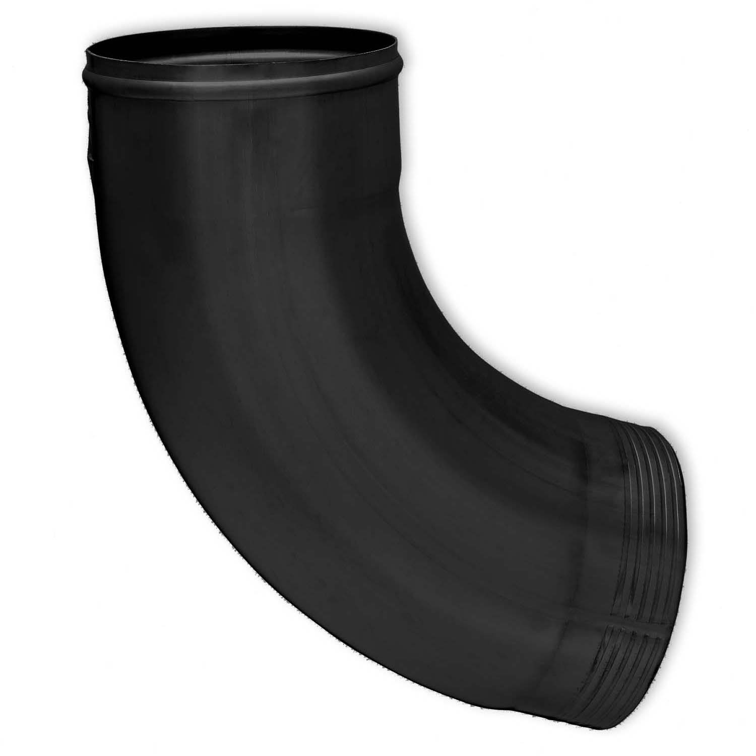 Zambelli Fallrohrbogen 72 Grad 100 mm, verzinkt, Schwarz, einteilig gefalzt Zambelli Fallrohrbogen 72 Grad 100 mm, verzinkt, Schwarz, einteilig gefalzt