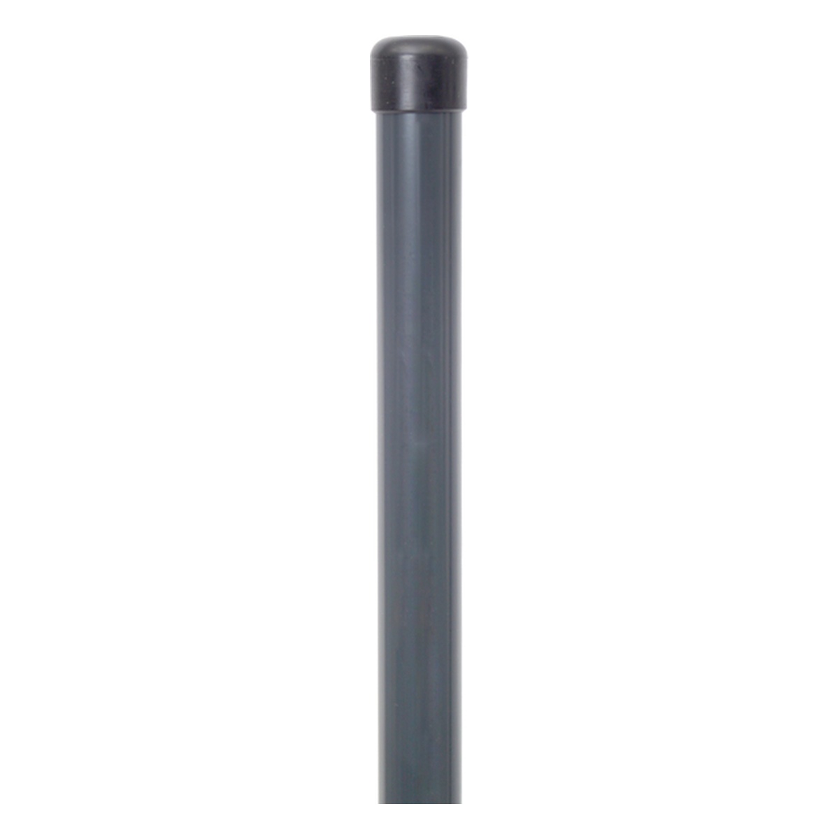 Alberts Zaunpfosten, ungebohrt, 34 x 34 x 1225 mm, Stahl roh, zinkphosphatiert, anthrazit kunststoffbeschichtet RAL 7016 - 1 Stk.