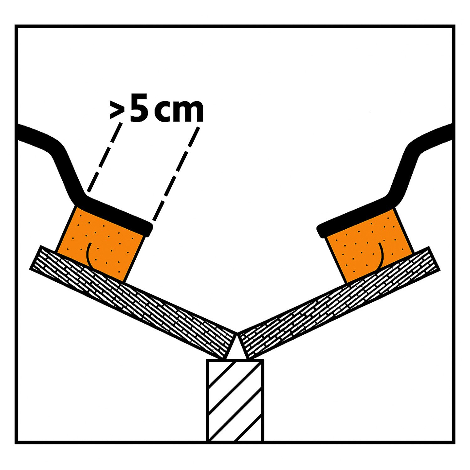 Allform Flexim Dachmörtel grau 5 Streifen