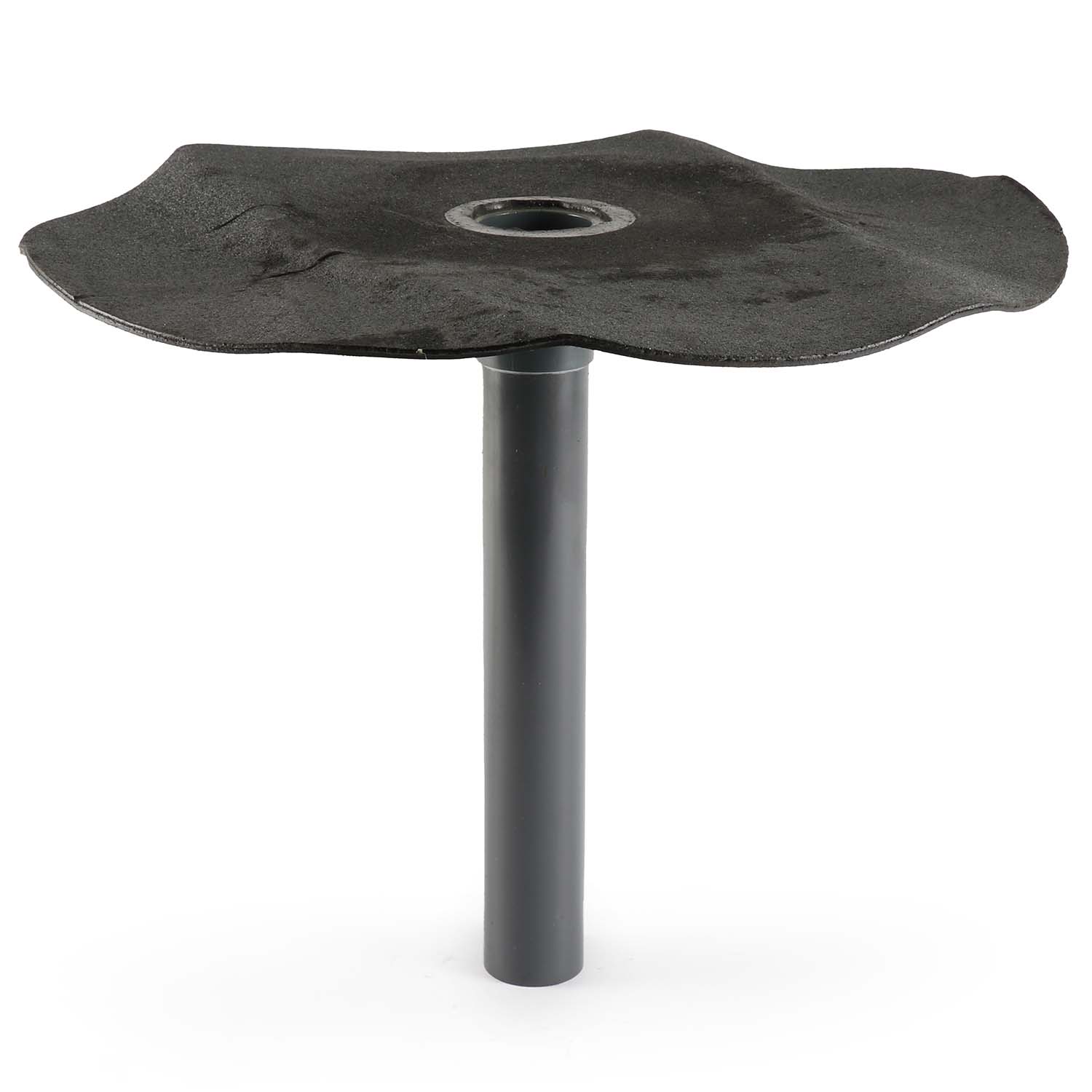 Fleck Flachdach-Unterteil DN 50 mit Flansch aus Bitumen-Schweißbahn Fleck Flachdach-Unterteil DN 50 mit Flansch aus Bitumen-Schweißbahn