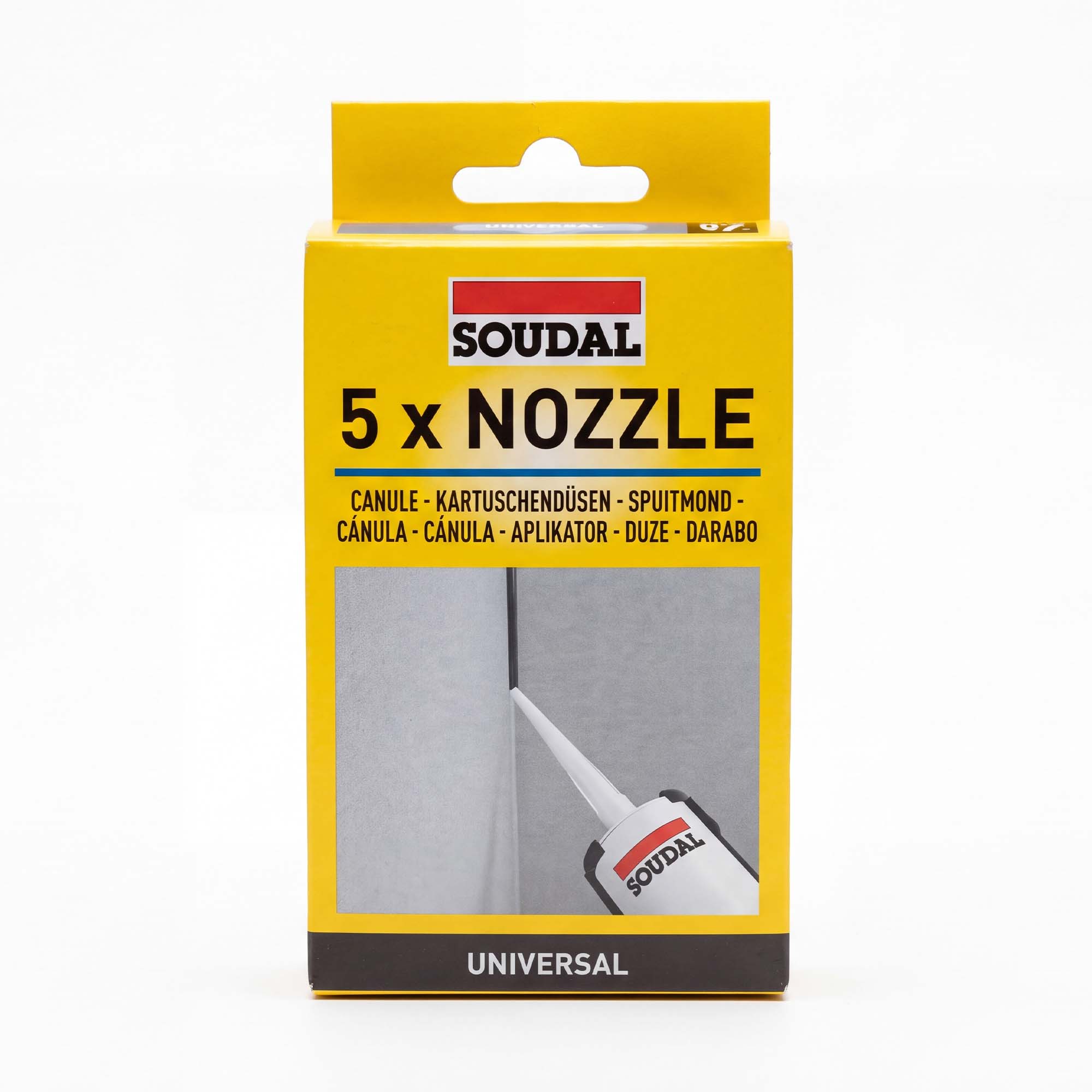 Soudal Düsen-Set mit wiederverschließbaren Verschlusskappen - 5 Stk.