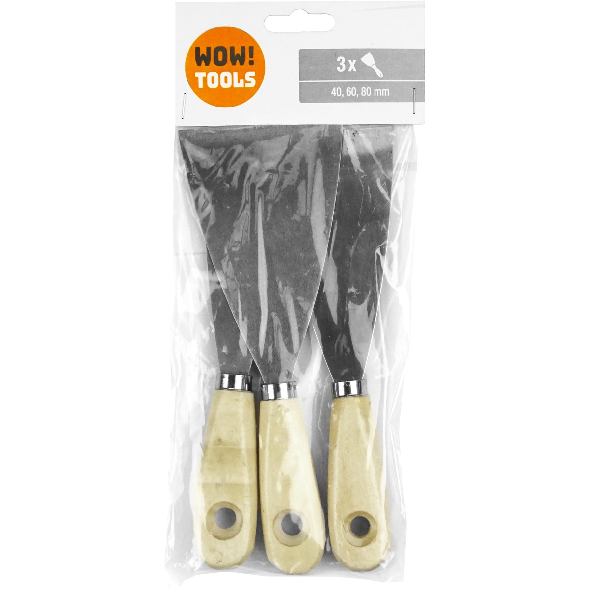 Mako WOW!TOOLS Spachtel-Set 3-teilig