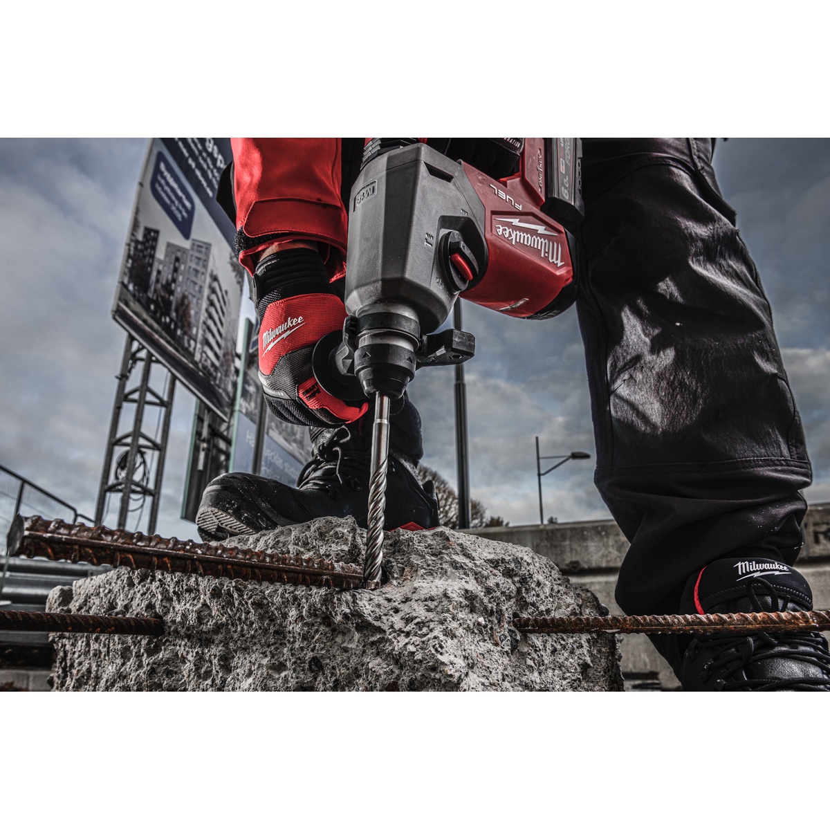 Milwaukee PAD PRO Arbeitshandschuhe mit Schaumpolsterung, Größe 11 (XXL)