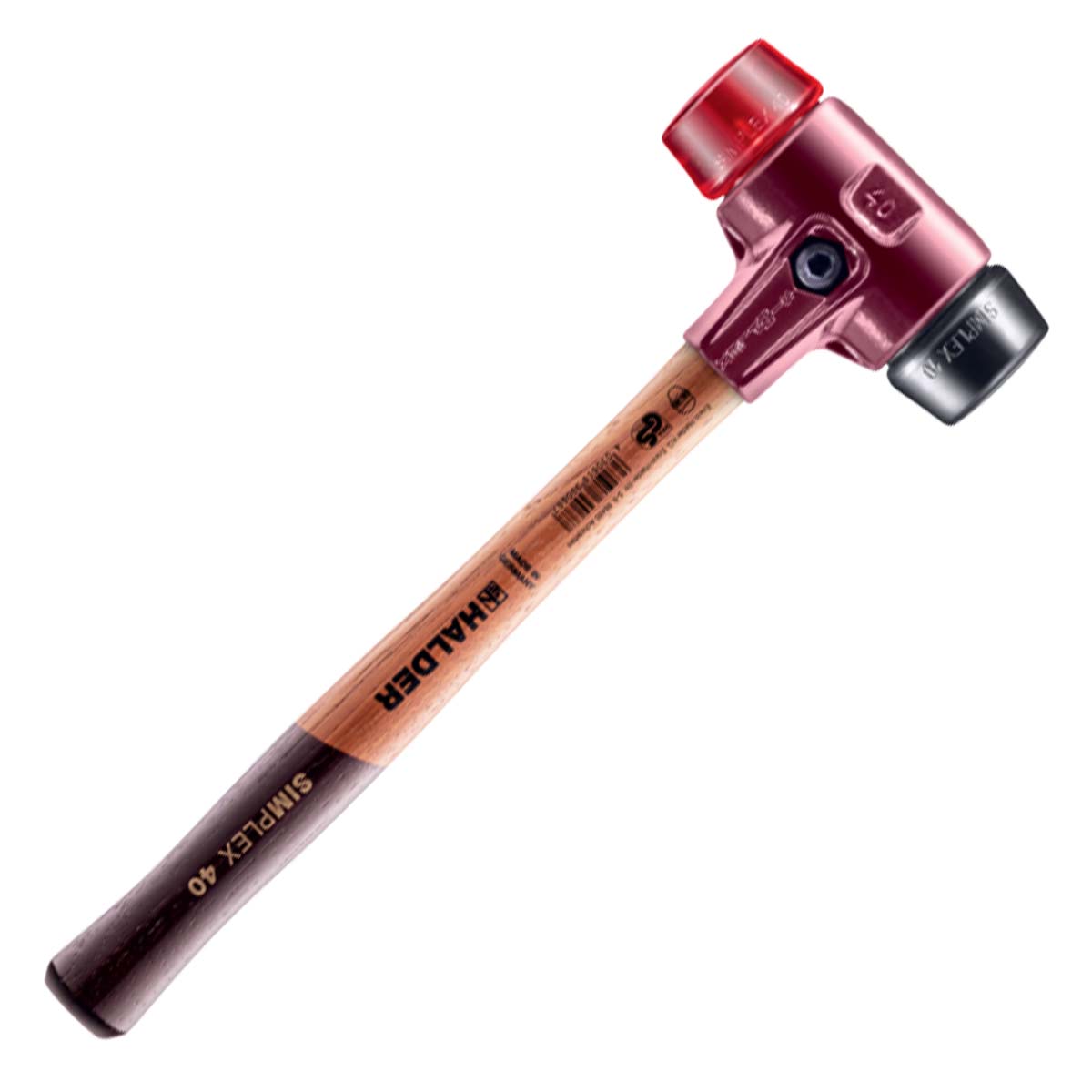 Halder SIMPLEX-Schonhammer 40 mm, Gummi / Plastik Halder SIMPLEX-Schonhammer 40 mm, Gummi / Plastik