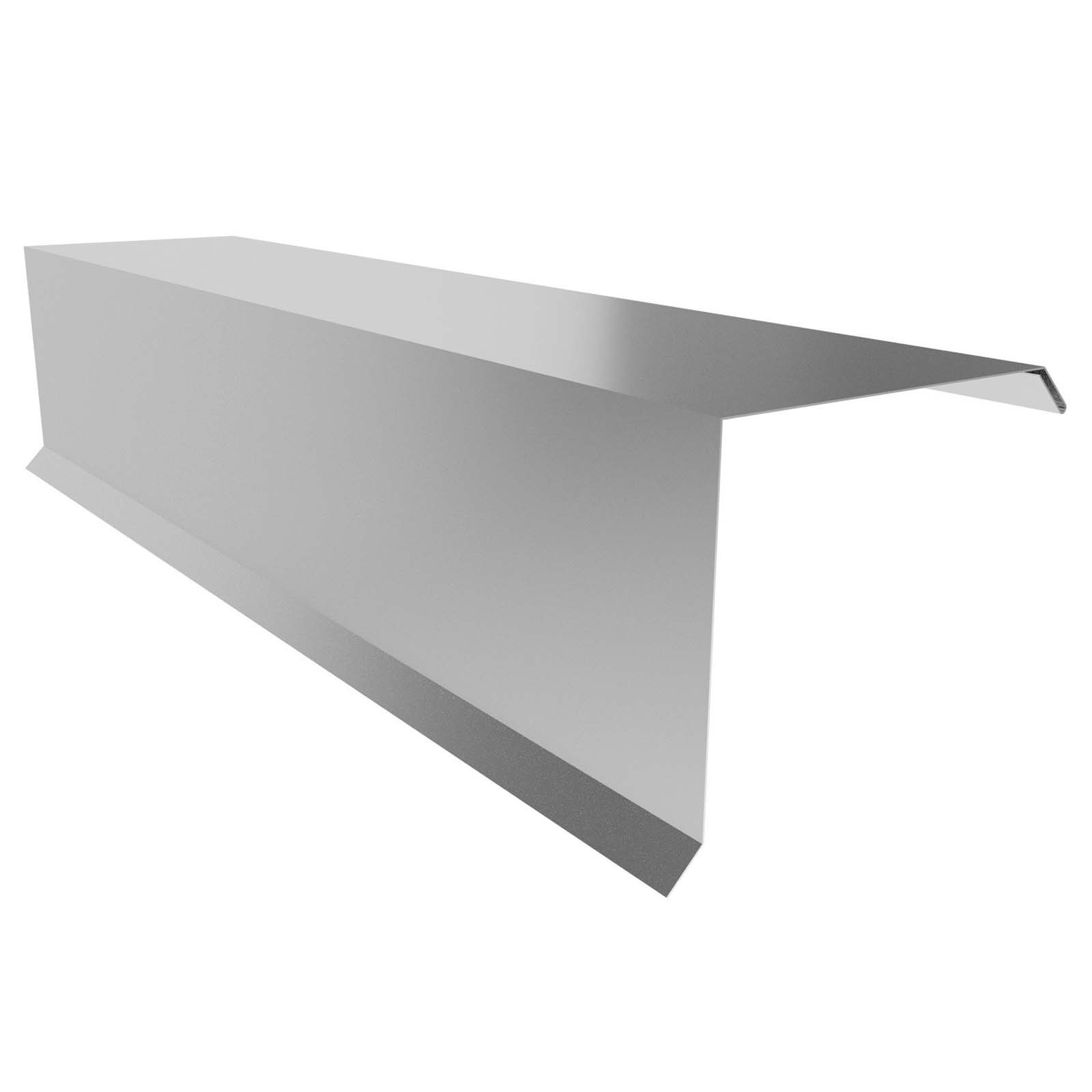 Ortgangblech 110/100 2m, 0,5mm, RAL9007 Graualuminium Ortgangblech 110/100 2m, 0,5mm, RAL9007 Graualuminium