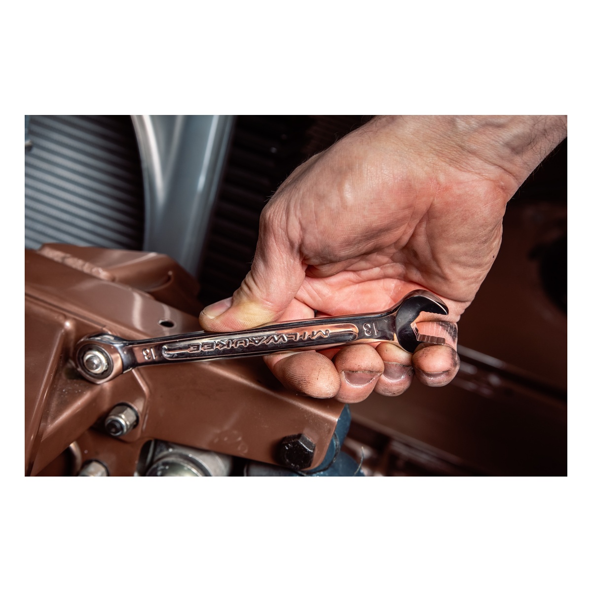 Milwaukee Ratschen-Ringmaulschlüssel MAX BITE 13 mm - 1 Stk.