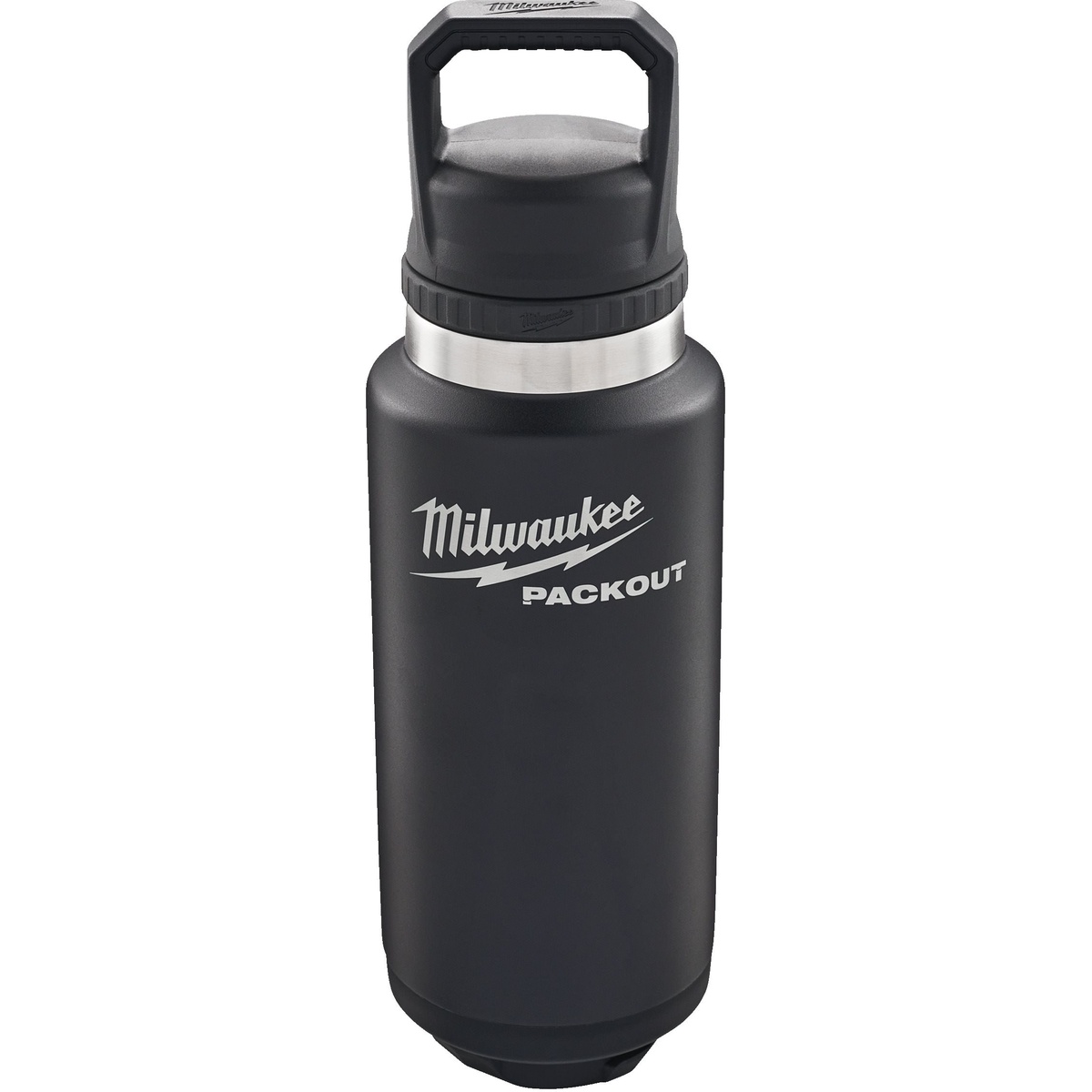 Milwaukee ﻿PACKOUT Isolierflasche 1065 ml mit Schraubdeckel, schwarz - 1 Stk.