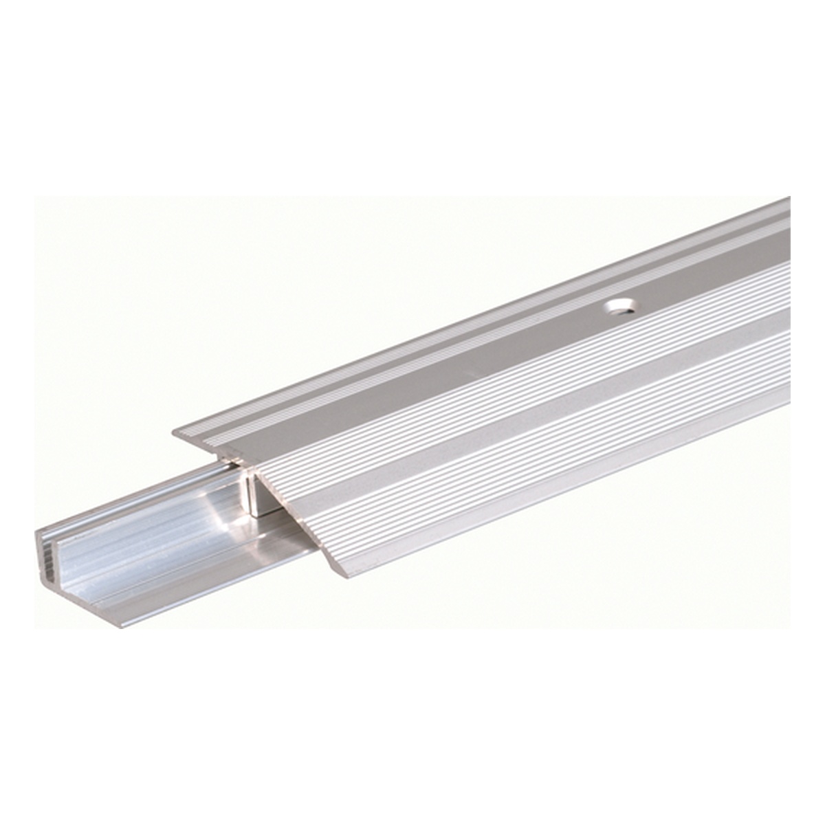 Alberts Ausgleichsprofil Pro, 44 x 900 x 18 mm, Aluminium, Trägerprofil: blank, Deckprofil: silberfarbig eloxiert - 1 Stk.