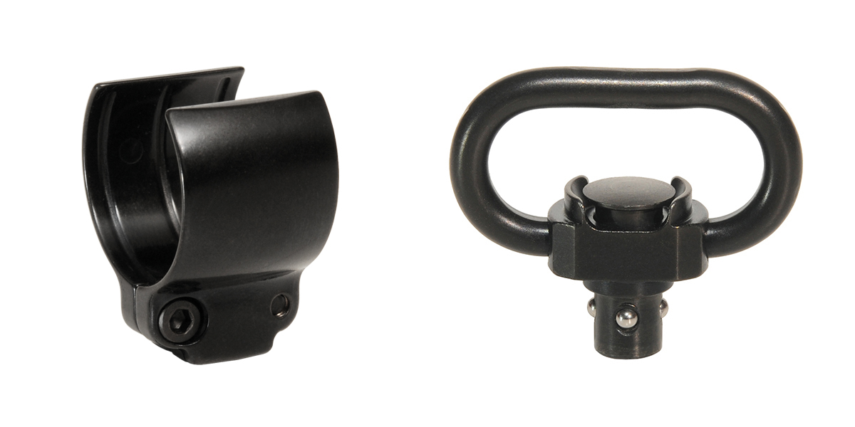 Halder schmaler Riemenbügel mit Klemmschale Ø18 (Kaliber 20) Halder schmaler Riemenbügel mit Klemmschale Ø18 (Kaliber 20)