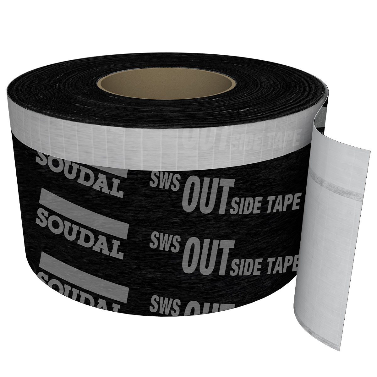 Soudal SWS Outside Extra, 70 mm, Schwarz, 30 m - 1 Stk. Soudal SWS Outside Extra, 70 mm, Schwarz, 30 m - 1 Stk.