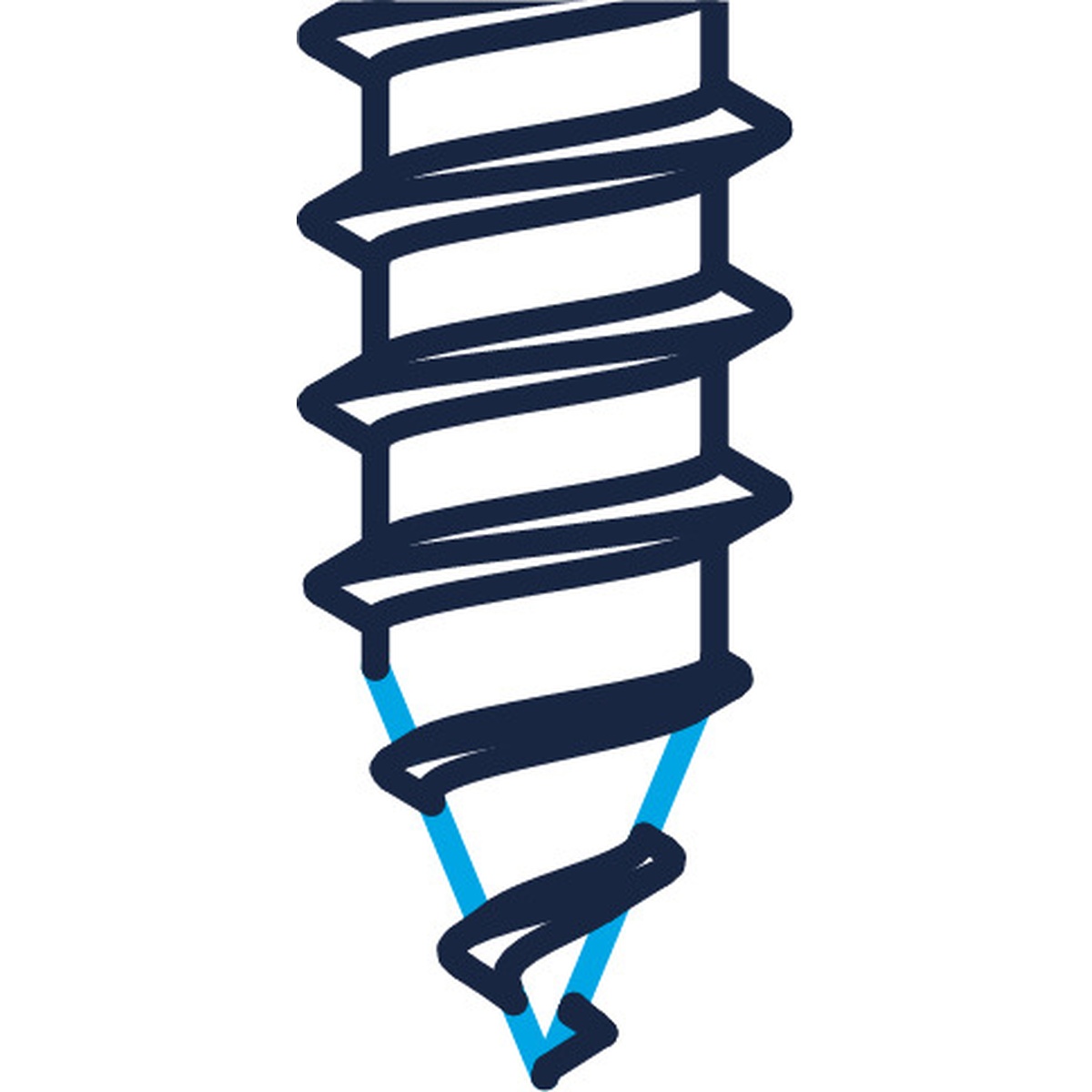 Reisser FABA-A Reparaturschraube 7,2x19 mm, E19, Edelstahl A2, Vollgewinde, SW3/8" - 100 Stk.