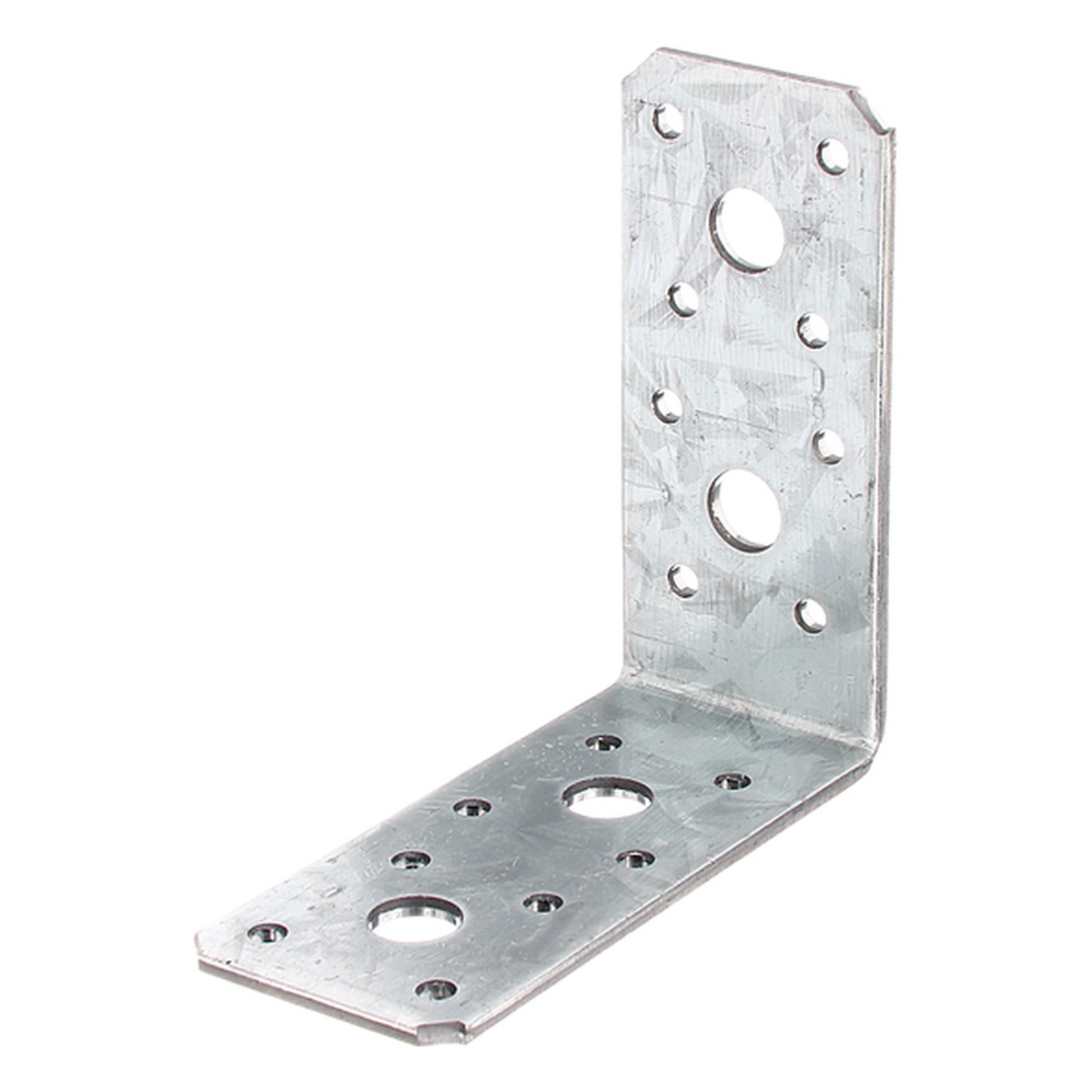 Alberts Winkelverbinder, 90 x 90 x 40 mm, Stahl roh, sendzimirverzinkt, CE-Kennzeichnung nach ETA-08/0165 - 6 Stk.