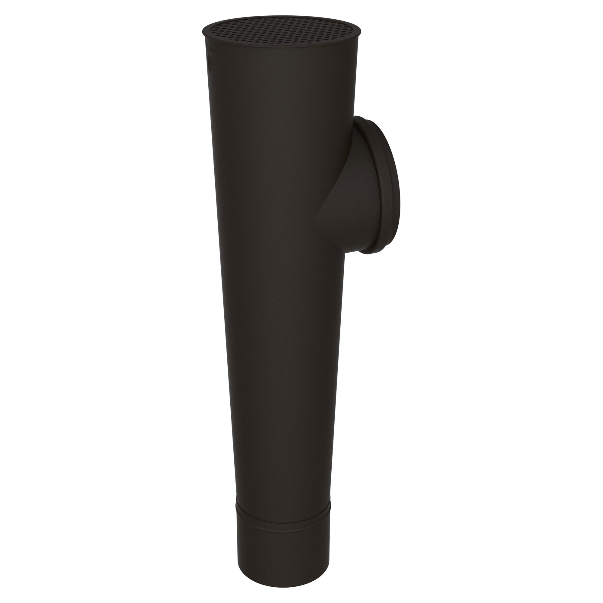 Zambelli Attika-Stutzen Ø 100/110 mm, Dunkelbraun RAL 8019, COLORDUR, mit Zambelli-Logo - 1 Stk.