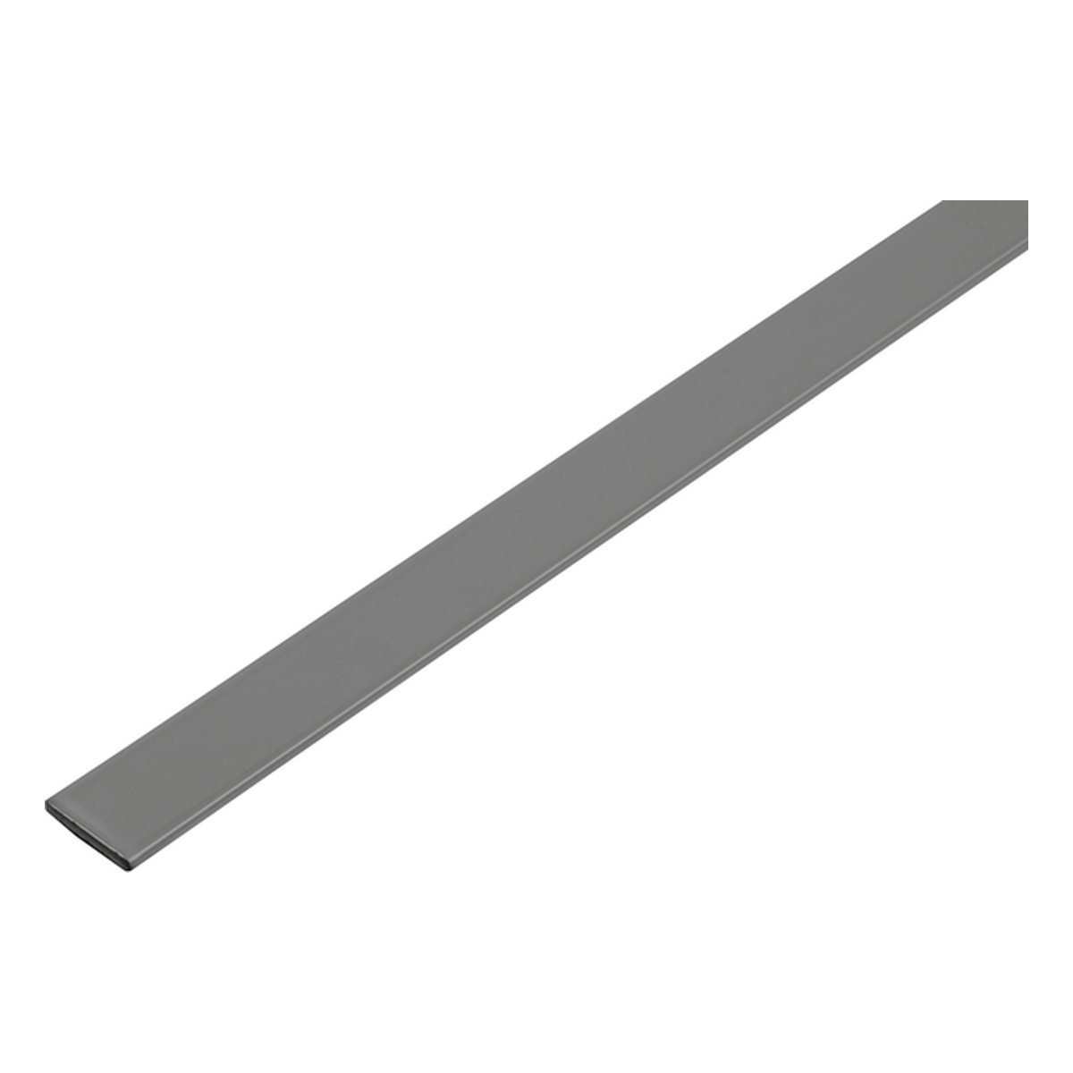 Alberts Flachstange, 14,5 x 1,5 x 1000 mm, Aluminium, anthrazit kunststoffbeschichtet RAL 7016 - 1 Stk.
