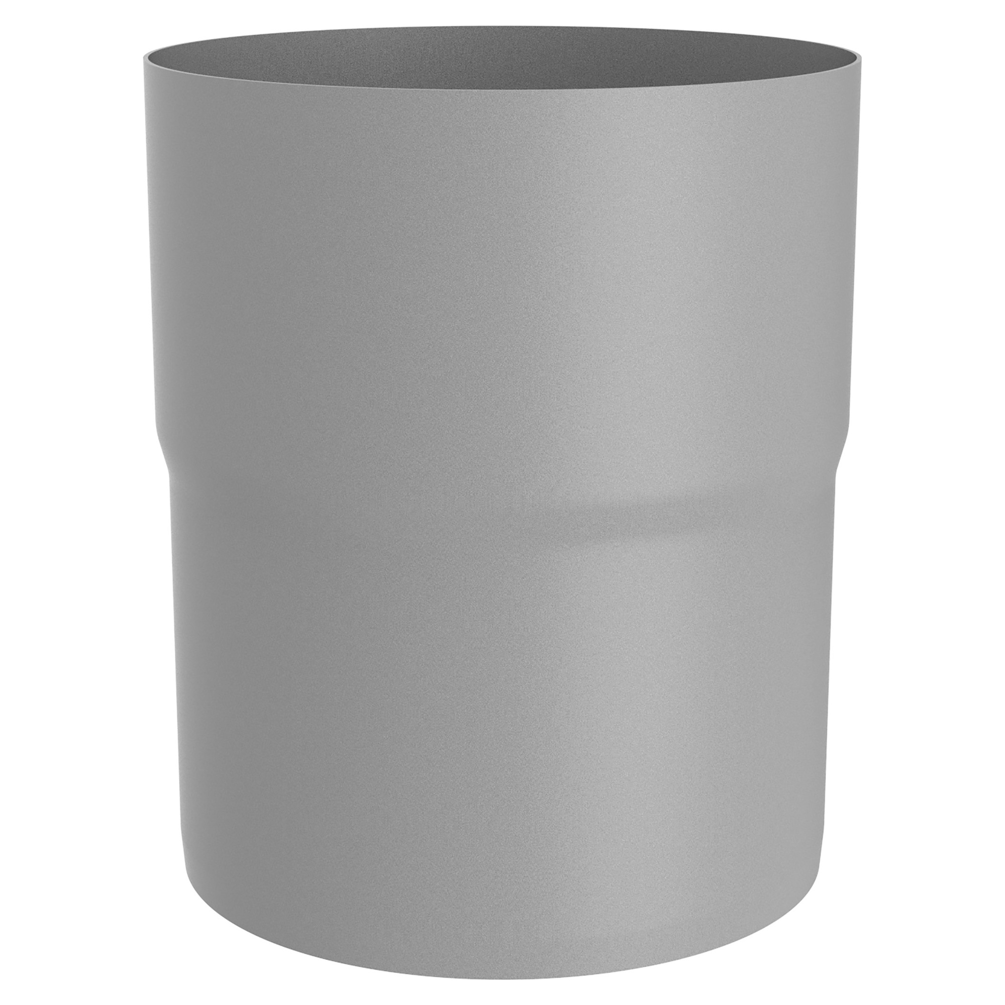 Zambelli Fallrohr-Verbinder Ø 100 mm, Weißaluminium RAL 9006, COLORDUR - 1 Stk.