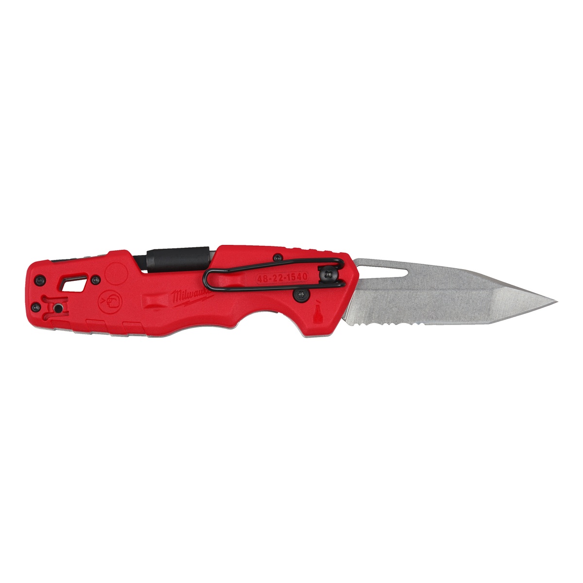 Milwaukee Fastback 5-in-1 Klappmesser mit integriertem 1/4" Hex-Bithalter - 1 Stk.