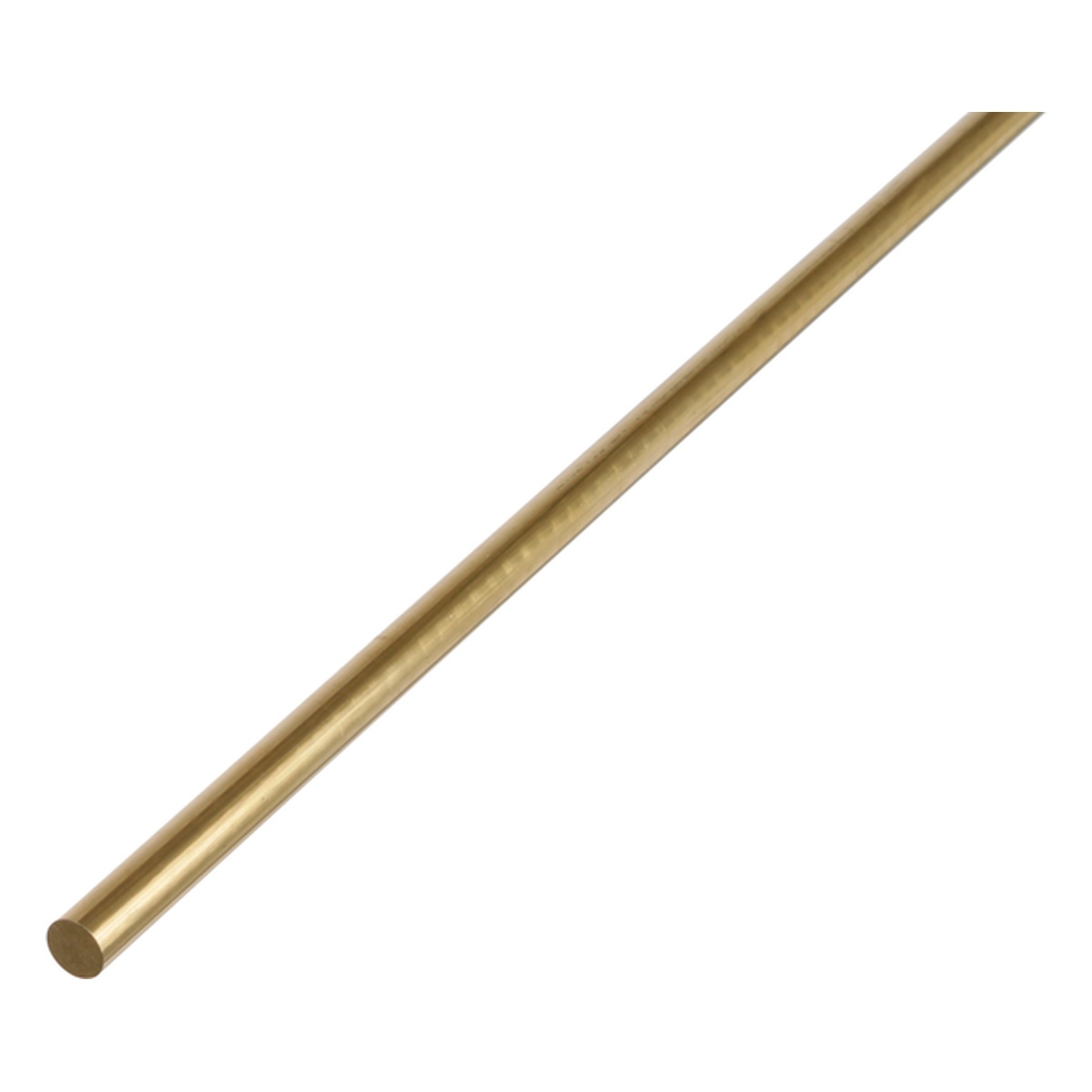Alberts Rundstange,10 x 1000 mm, Messing - 1 Stk.