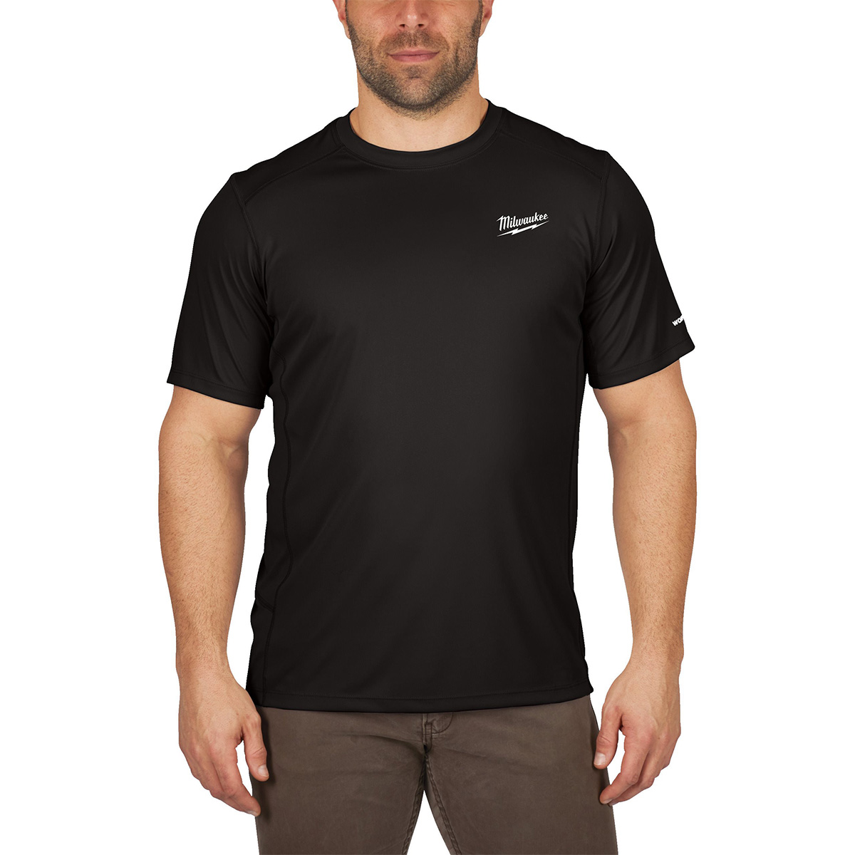 Milwaukee Funktions-T-Shirt schwarz mit UV-Schutz WWSSBL