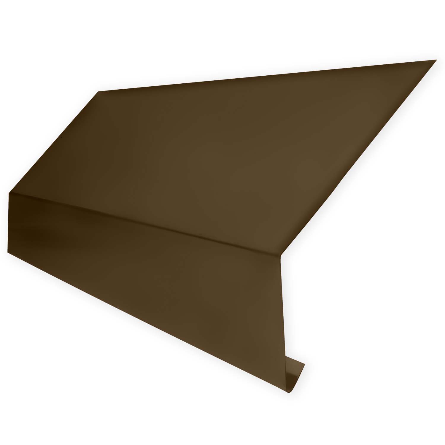 Zambelli Traufblech 45 Grad, 150/80/20 mm, verzinkt, Farbe: Testa di Moro, Länge: 2,00 m Zambelli Traufblech 45 Grad, 150/80/20 mm, verzinkt, Farbe: Testa di Moro, Länge: 2,00 m