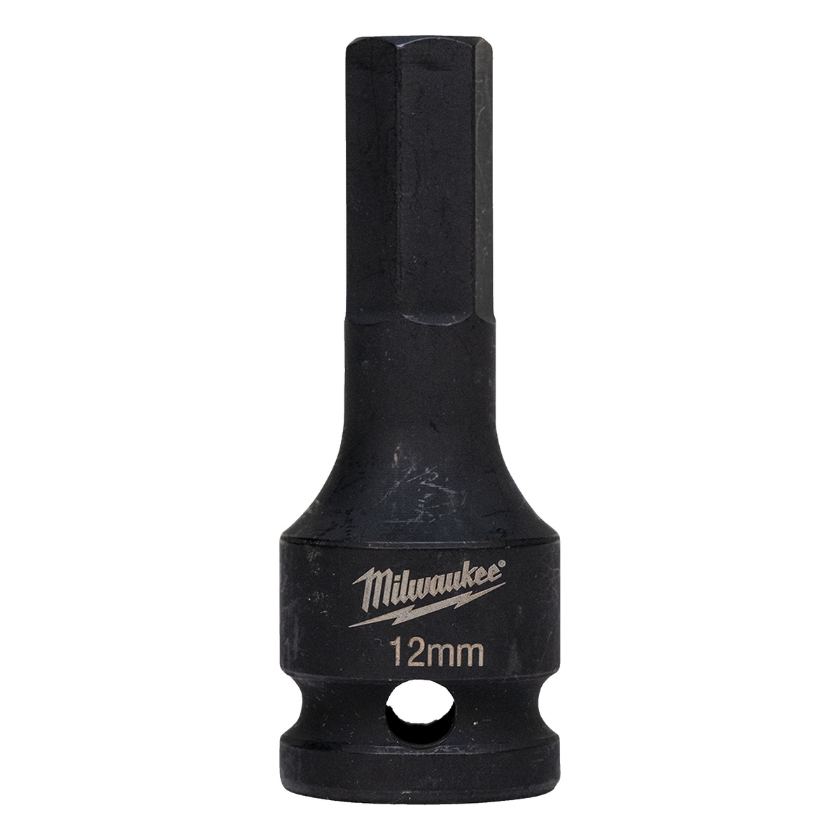Milwaukee Kraft-Biteinsatz Innensechskant 12 mm x 67 mm, ½″ Vierkant, für Schlagschrauber