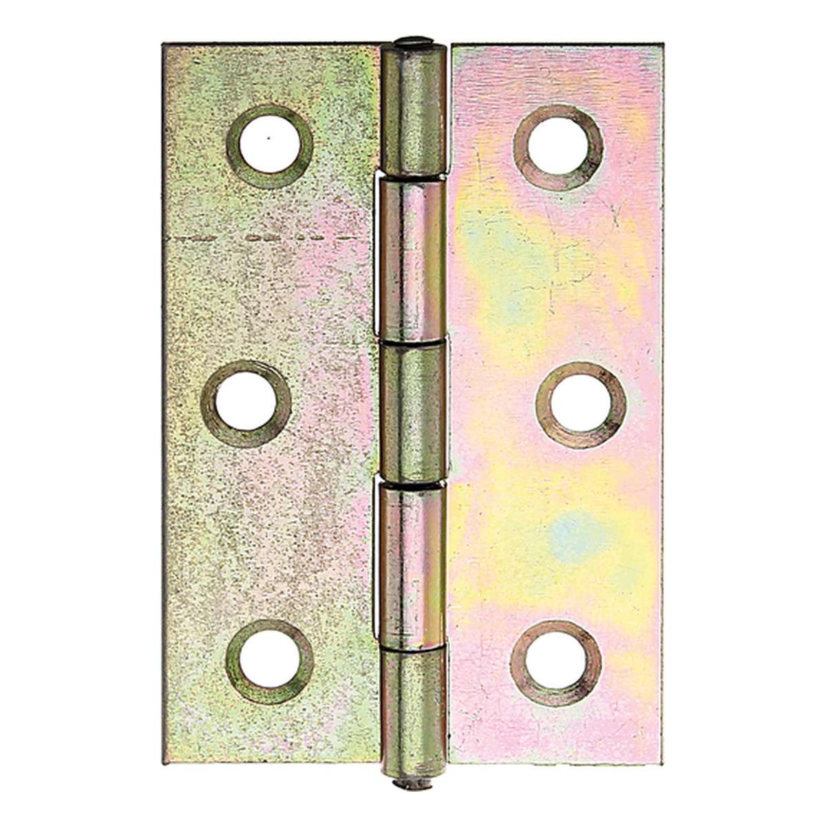 Alberts Scharnier, halbbreit, 60 x 46 mm, Stahl roh, sendzimirverzinkt - 1 Stk.