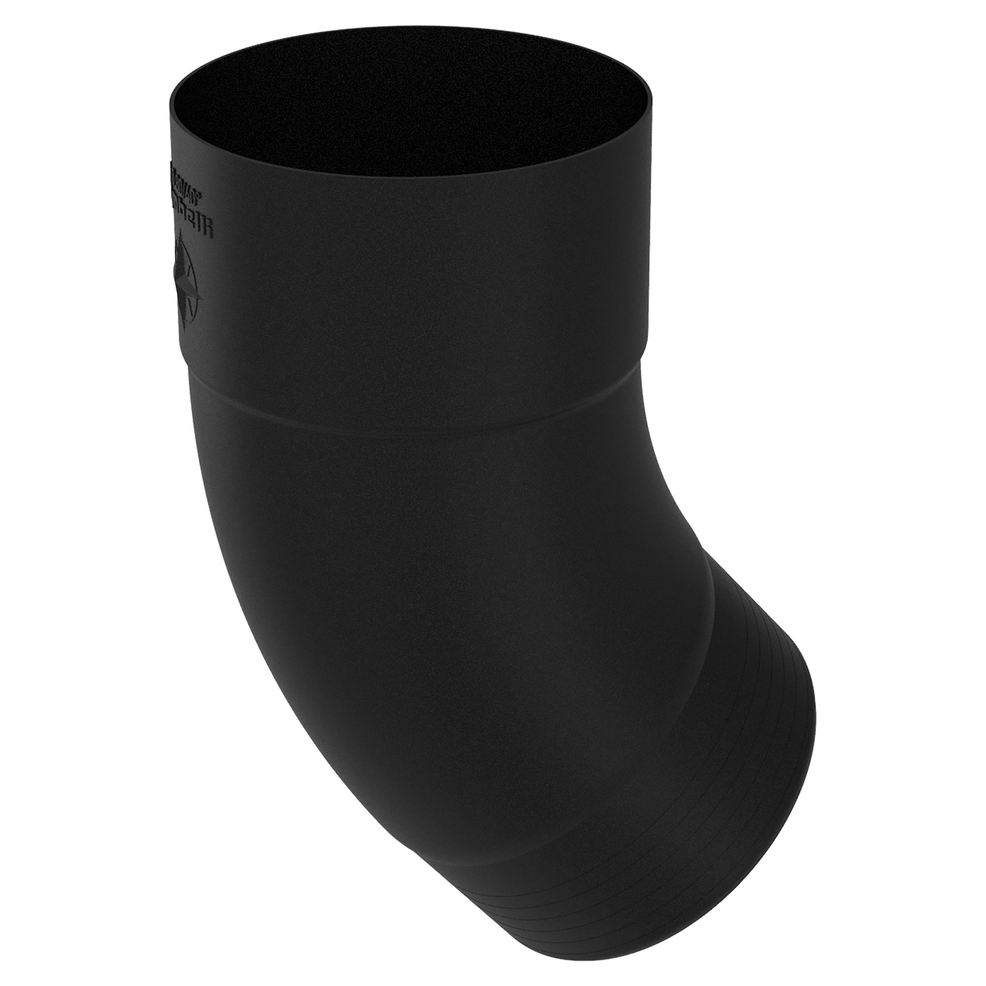 Zambelli Fallrohrbogen Meister-Bogen 40° 80 mm, Schwarz RAL 9005, COLORDUR - 1 Stk.
