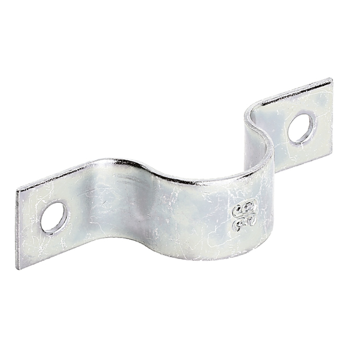 Alberts Rohrschelle, 25 x 110 x 32 mm, Stahl roh, galvanisch verzinkt Dickschichtschutz - 1 Stk.
