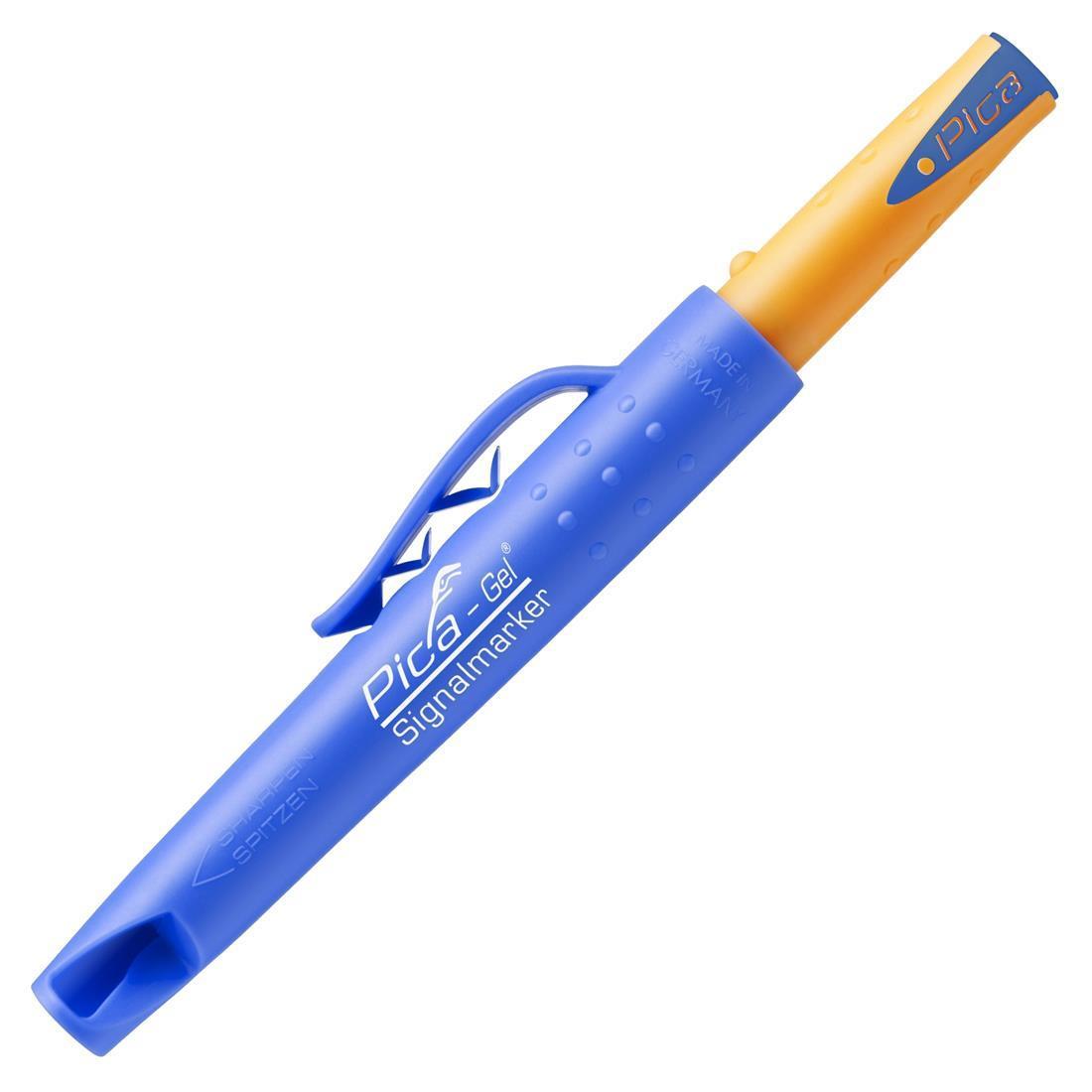 Pica GEL Signalmarker blau