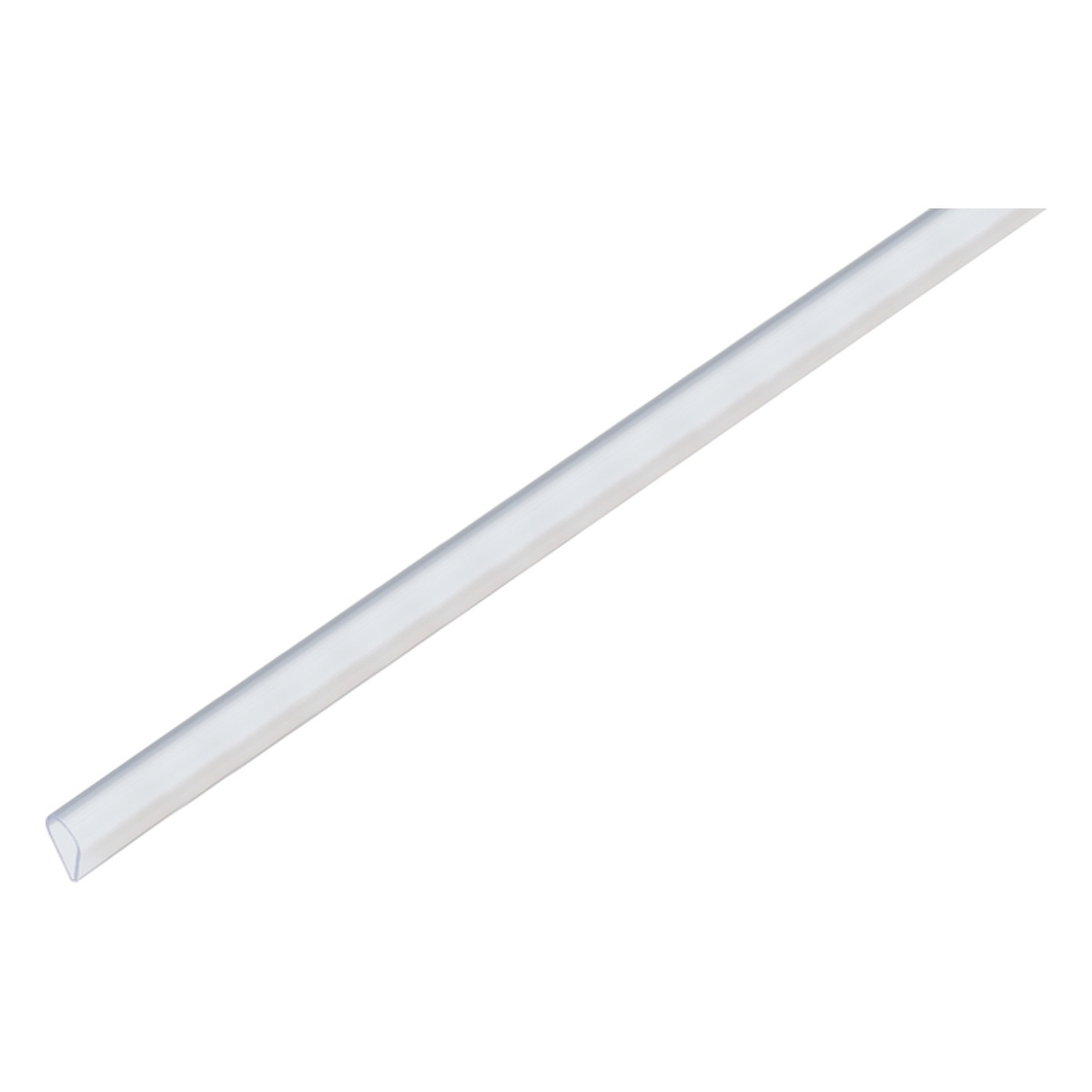 Alberts Klemmprofil, 15 x 0,9 x 1000 mm, PVC-U, Farbe: transparent - 1 Stk.